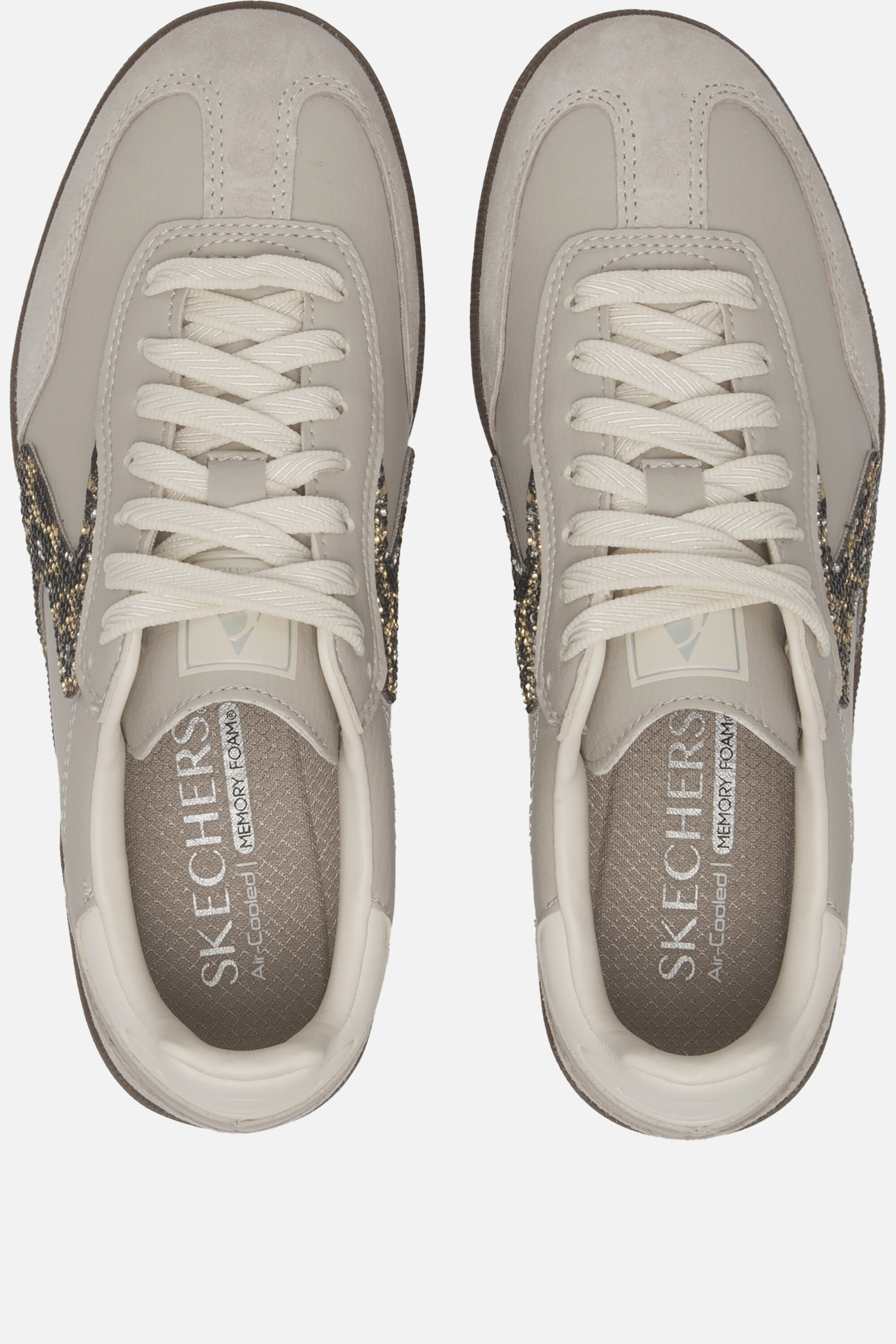 Skechers Hotspot Shimmering Spots Sneakers taupe afbeelding 3
