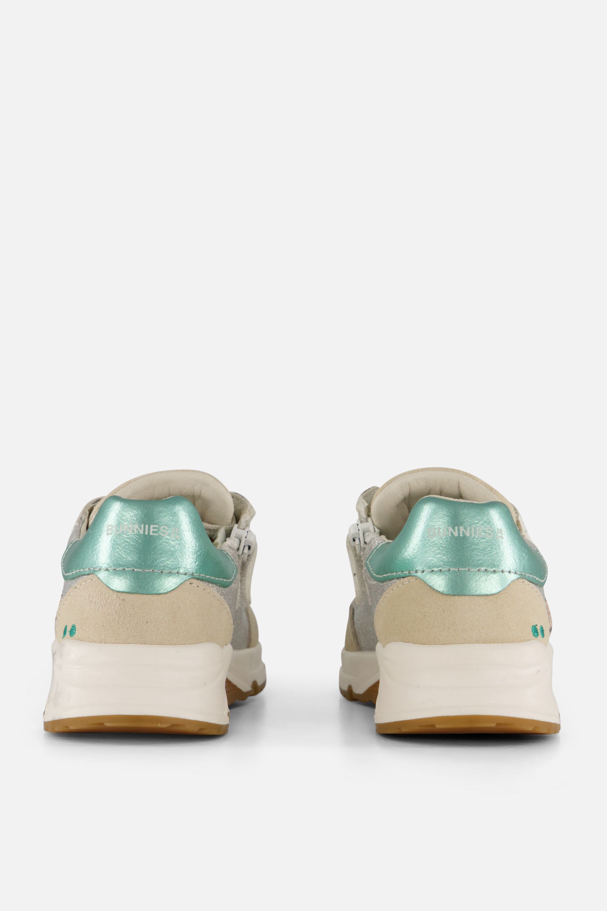 BunniesJR Fien Force Sneakers beige Leer afbeelding 2