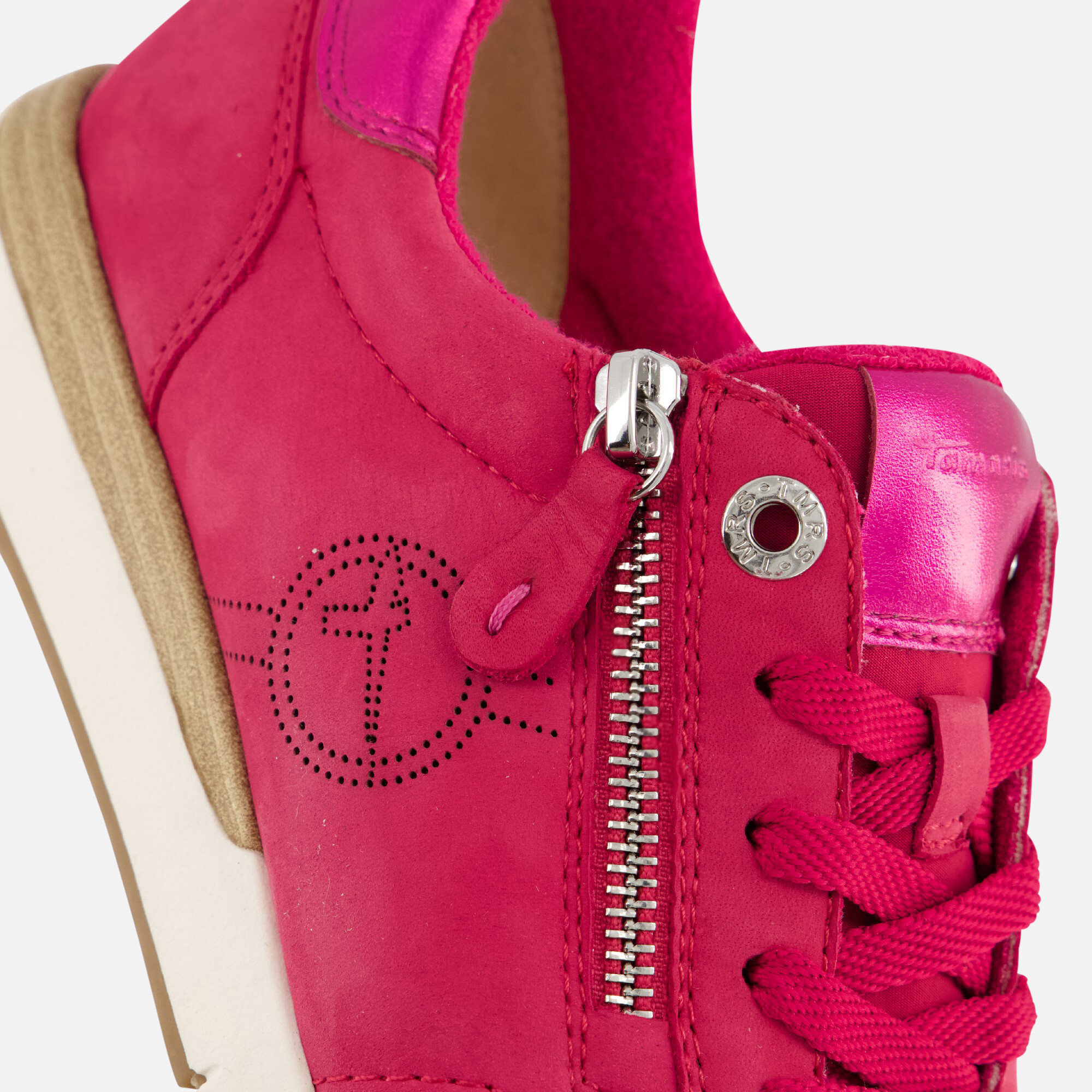 Tamaris Comfort Sneakers roze Leer afbeelding 4