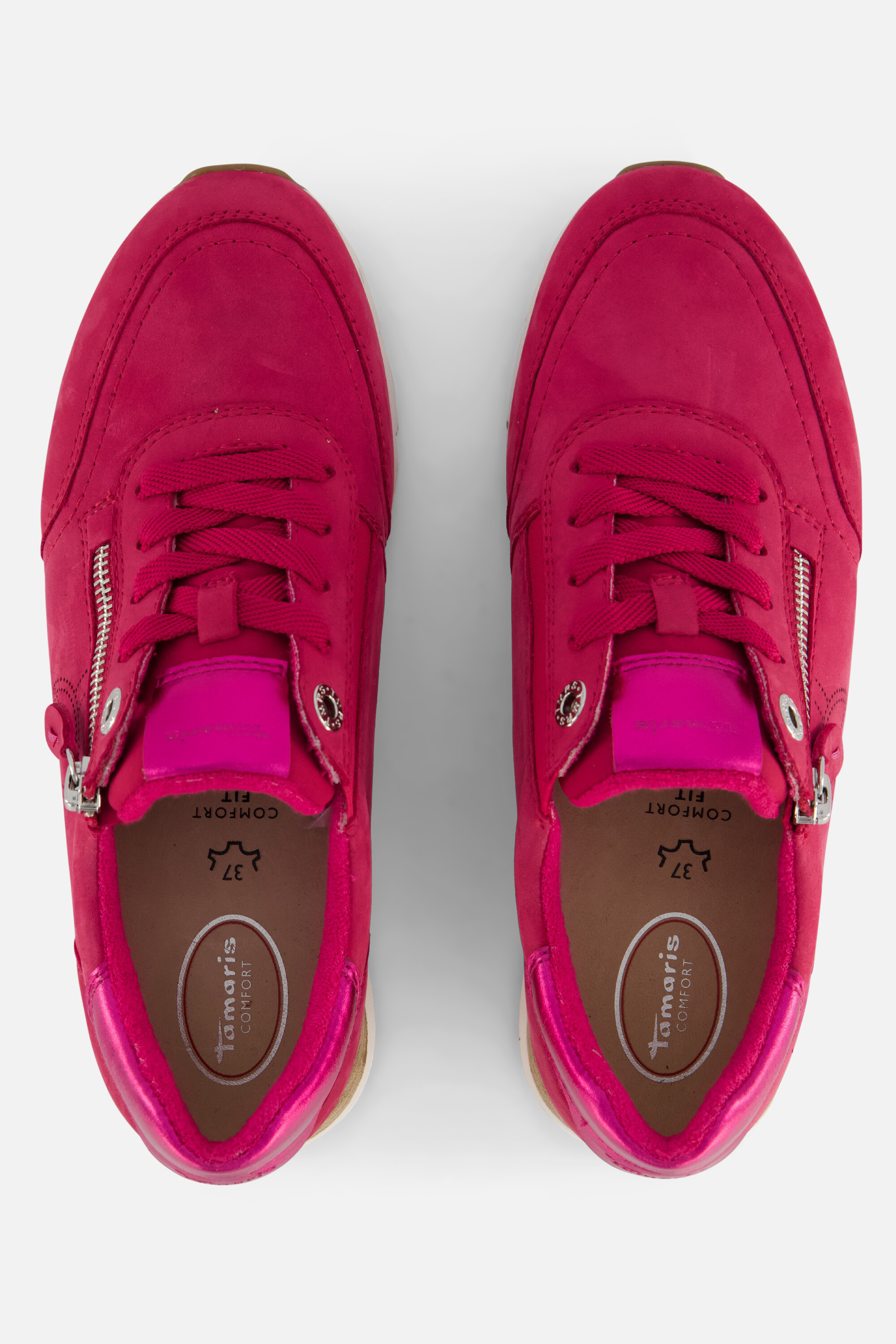 Tamaris Comfort Sneakers roze Leer afbeelding 2