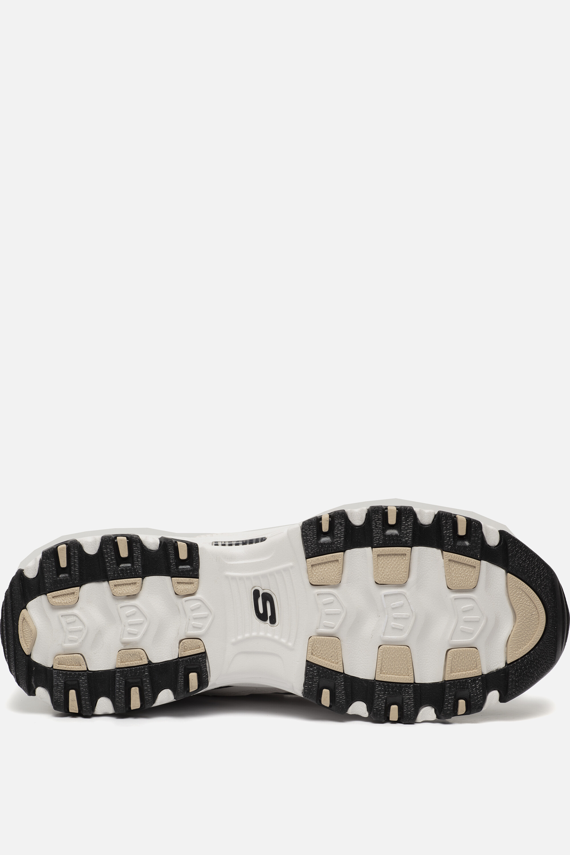 Skechers D'Lites Sneakers wit Textiel afbeelding 4