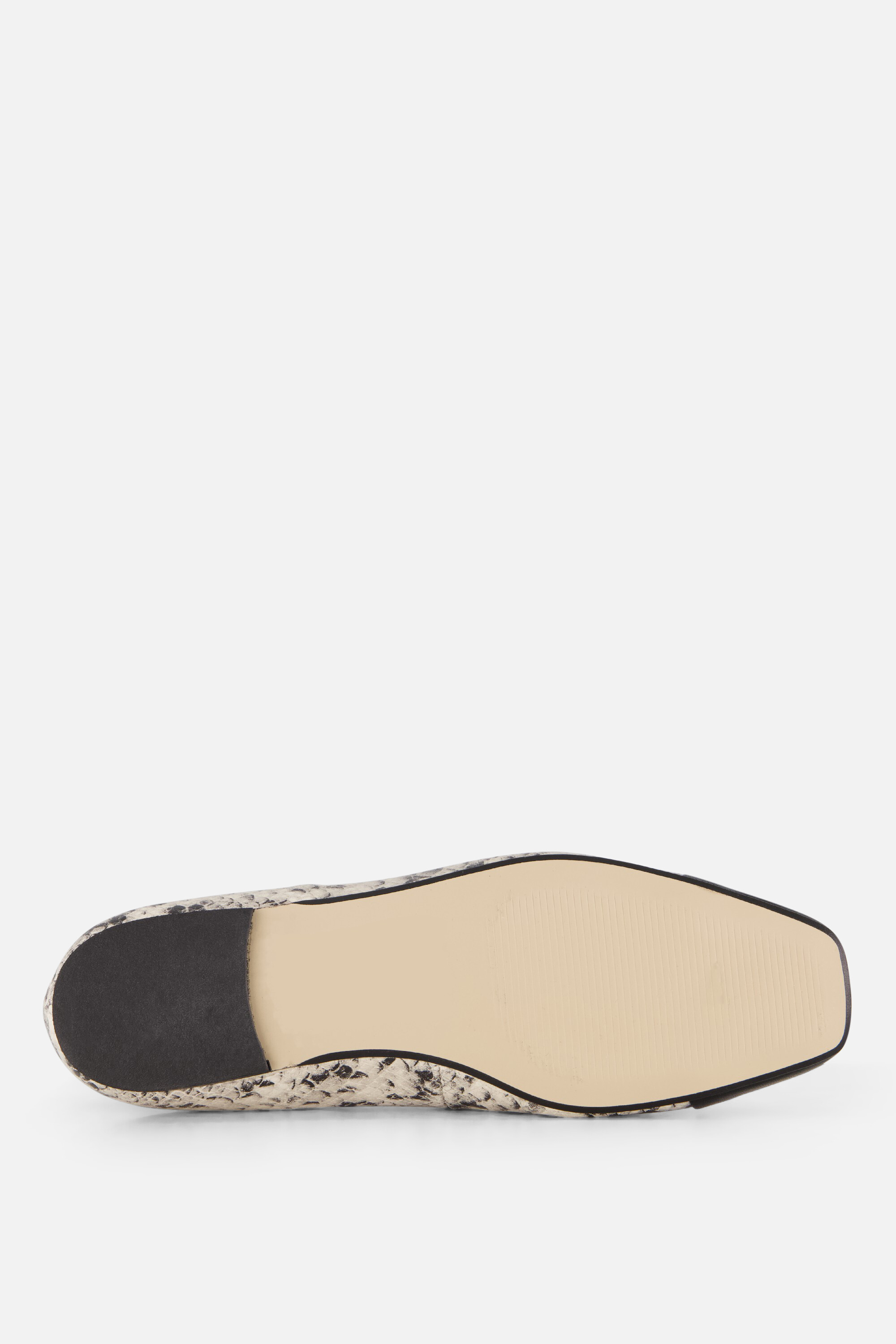 Linea Zeta Snake Ballerina's zwart Leer afbeelding 2