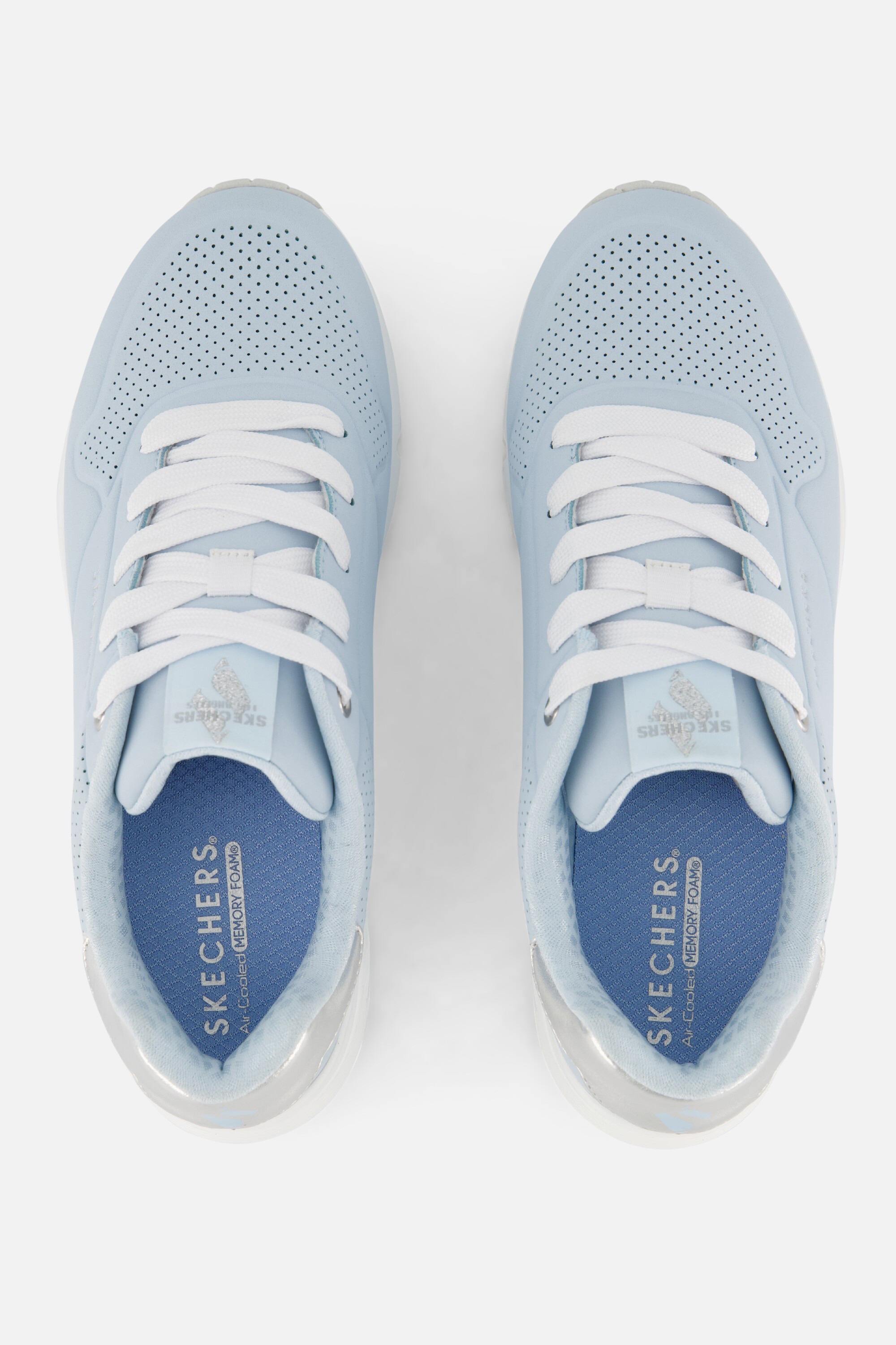 Skechers Uno Sneakers blauw Synthetisch afbeelding 3