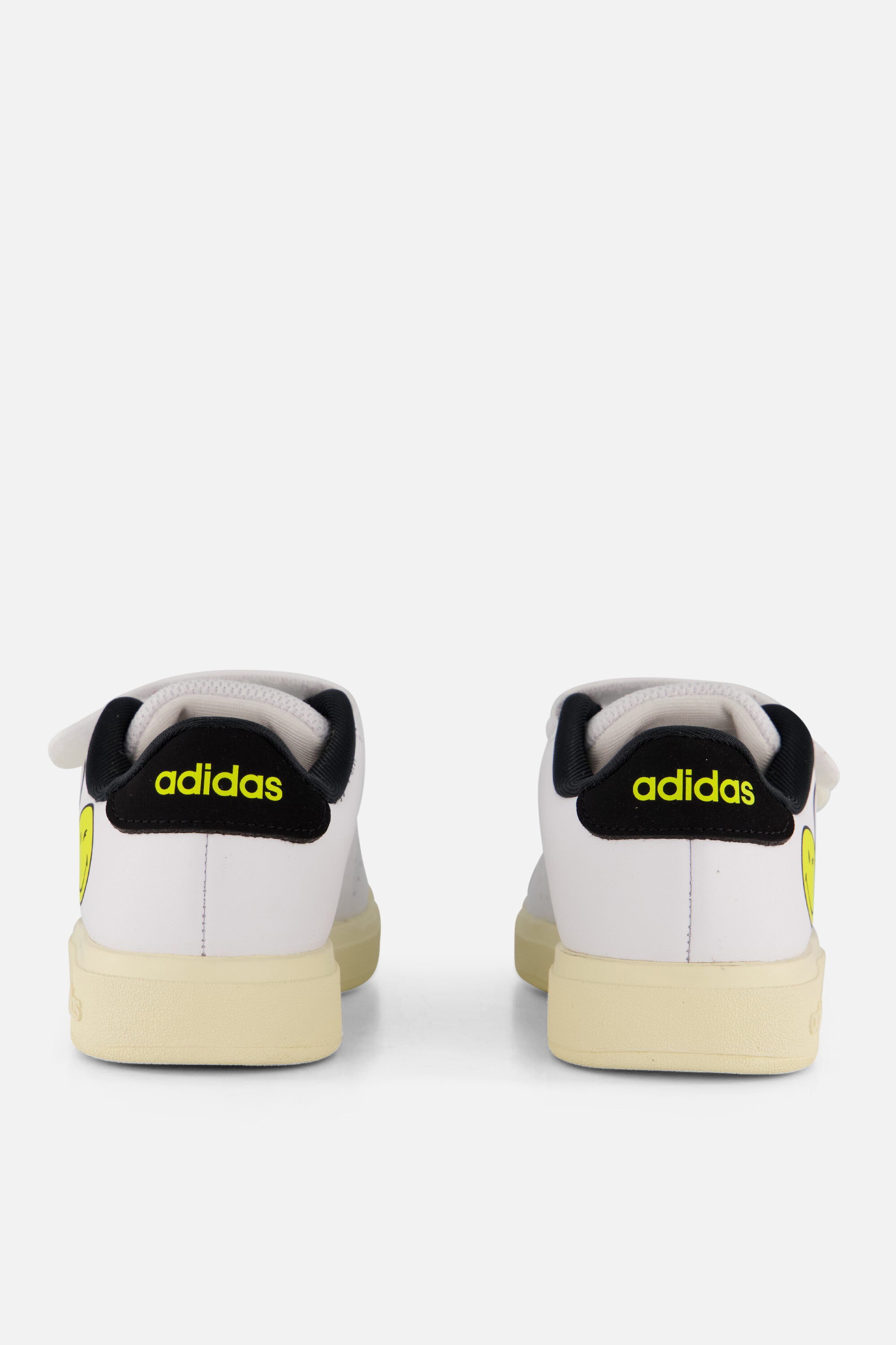 Adidas Advantage Smiley Sneakers wit Synthetisch afbeelding 2