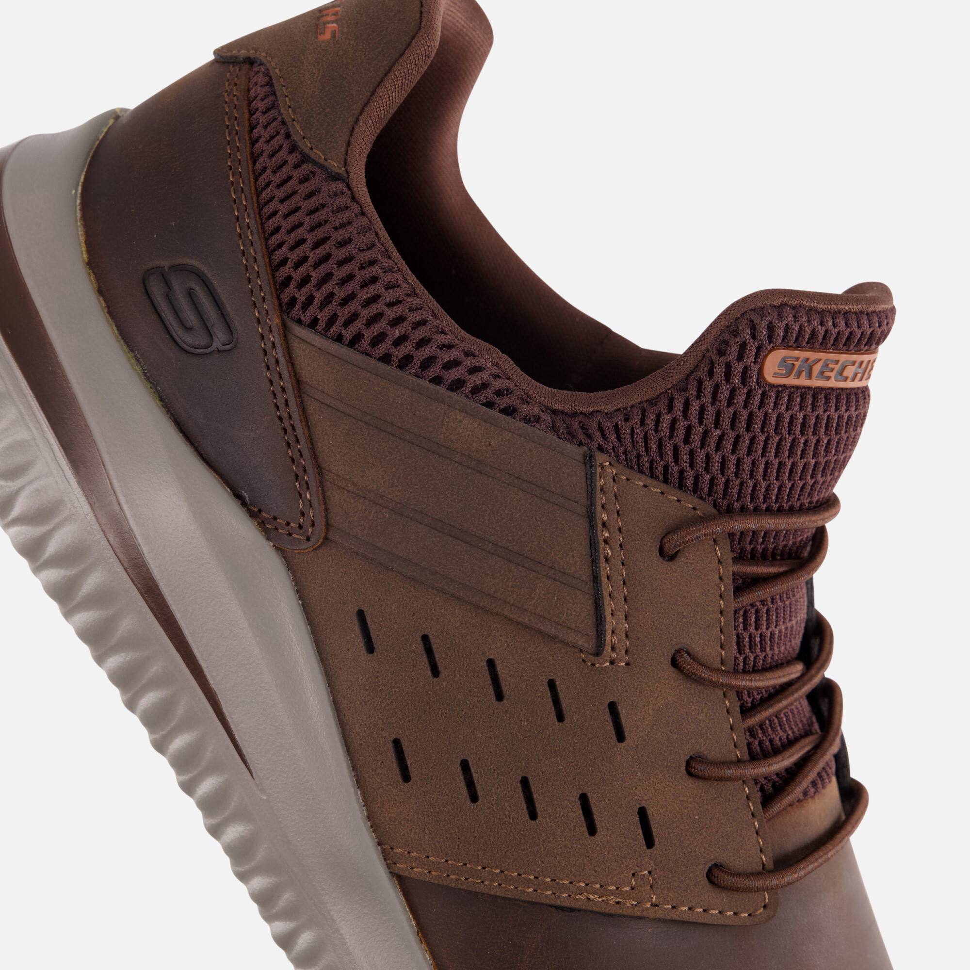 Skechers Delson 3.0 Ezra Slip-ins Instappers bruin afbeelding 4