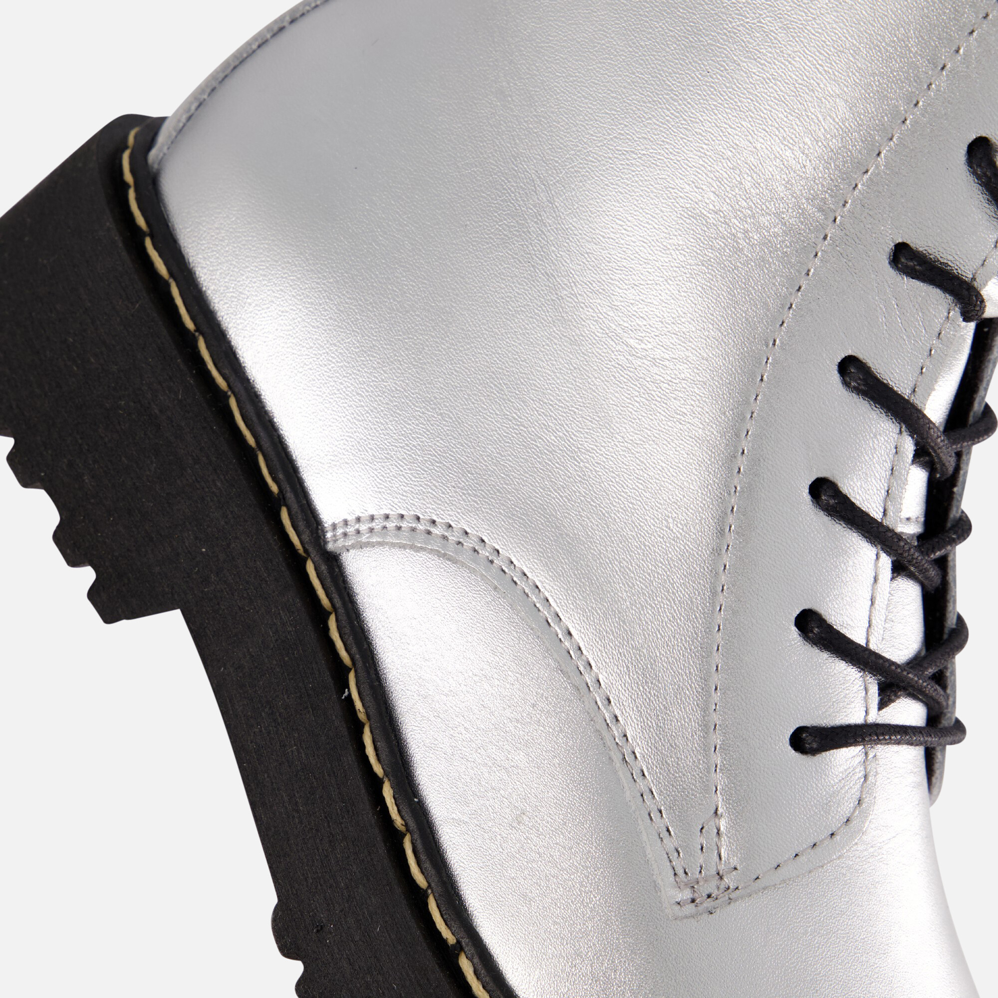 Cellini veterboots zilver metallic afbeelding 4