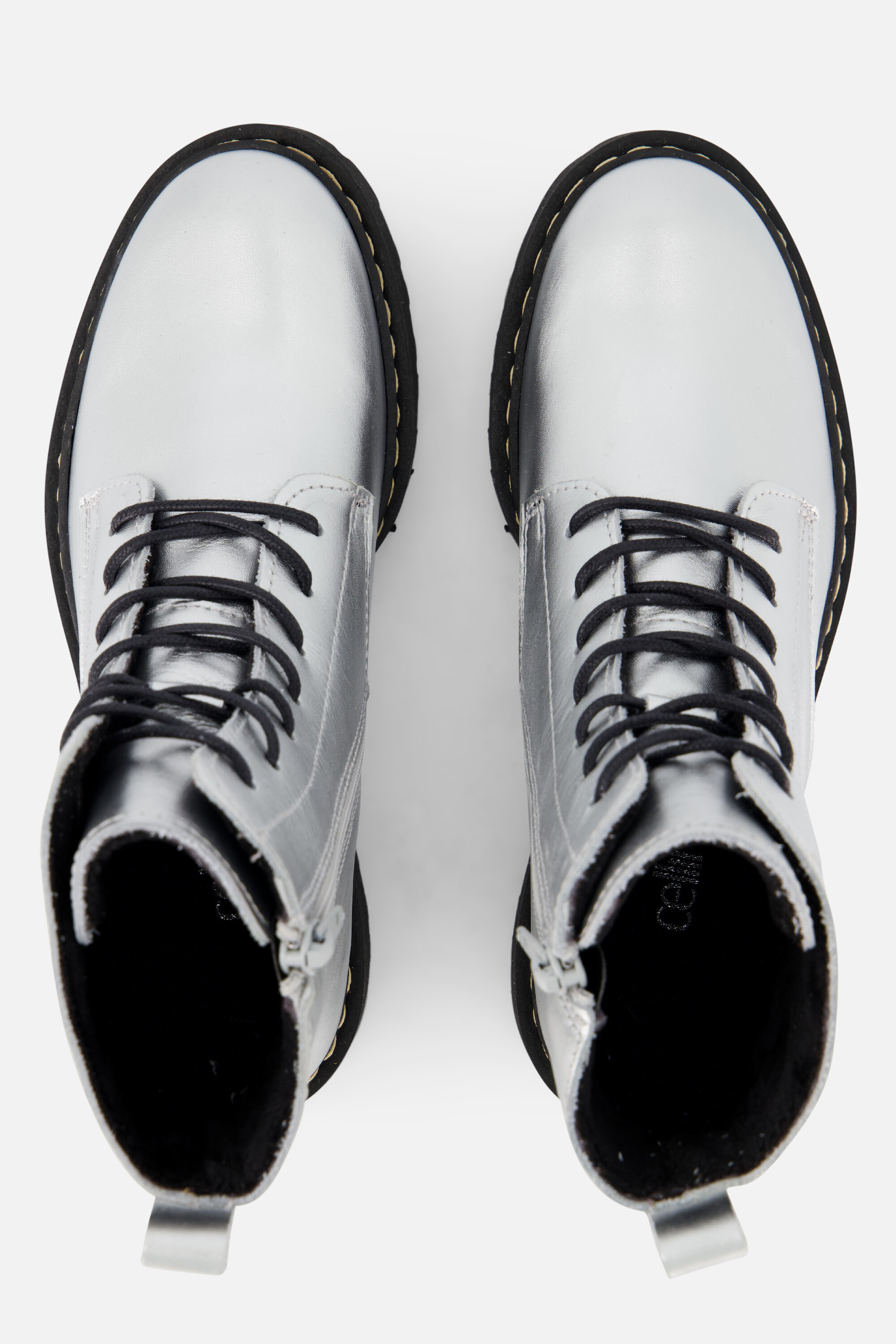 Cellini veterboots zilver metallic afbeelding 2