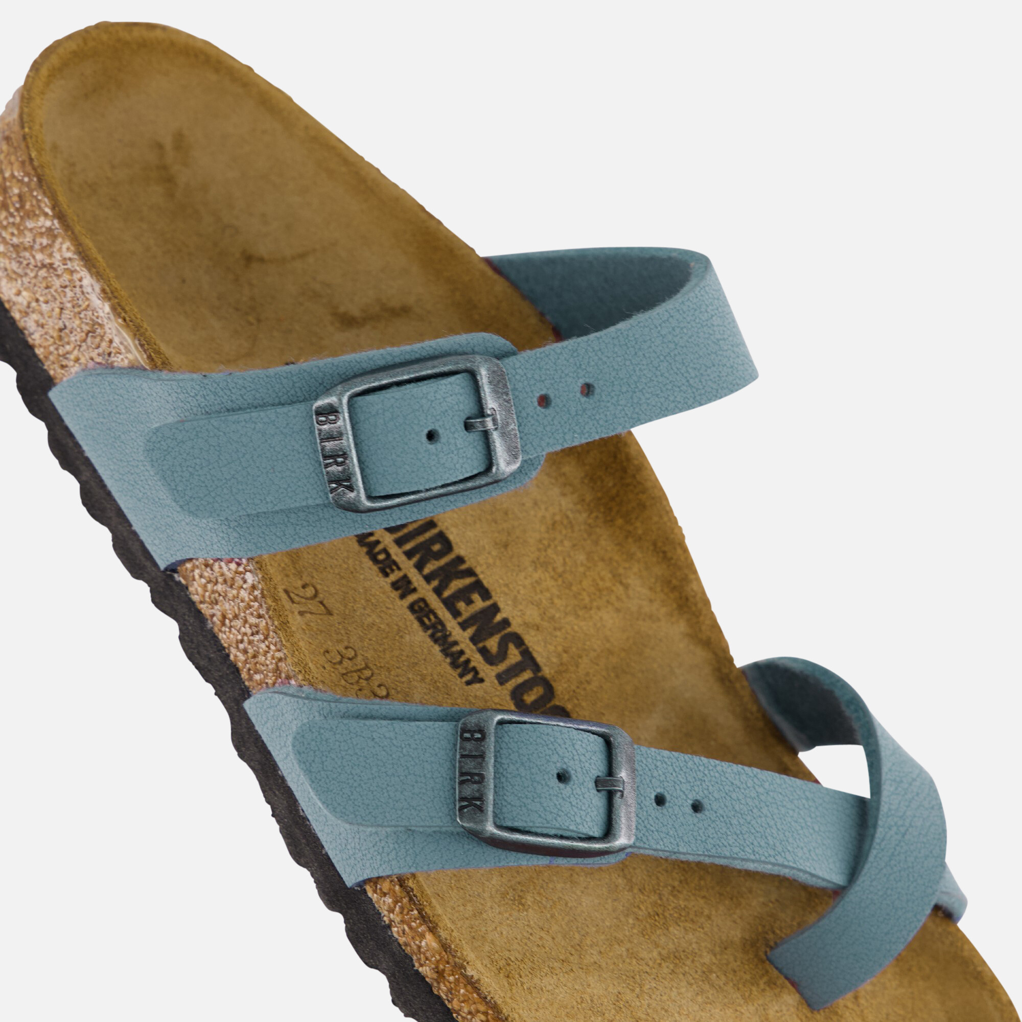 Birkenstock Mayari Kids Slippers blauw Nubuck afbeelding 3