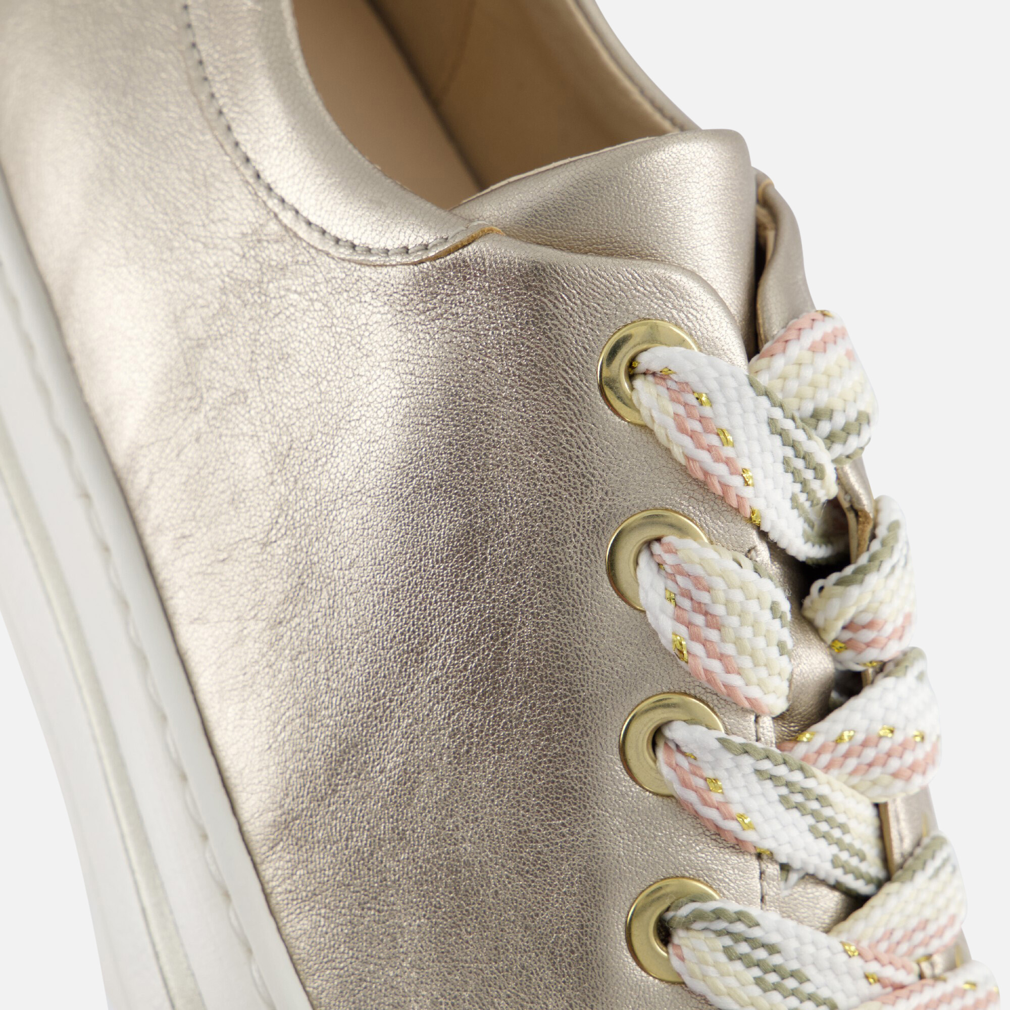 Gabor Sneakers goud Leer afbeelding 4