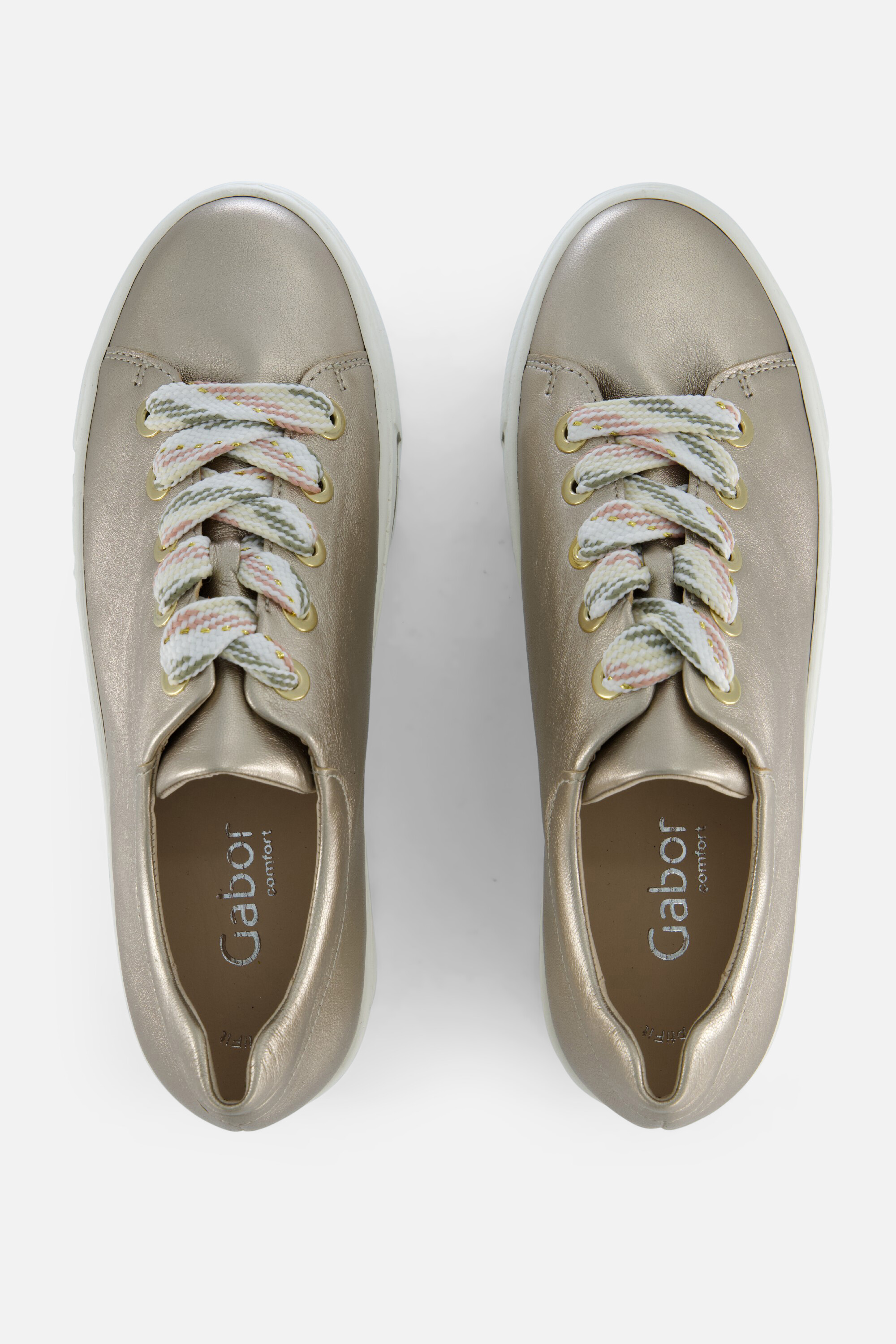 Gabor Sneakers goud Leer afbeelding 2