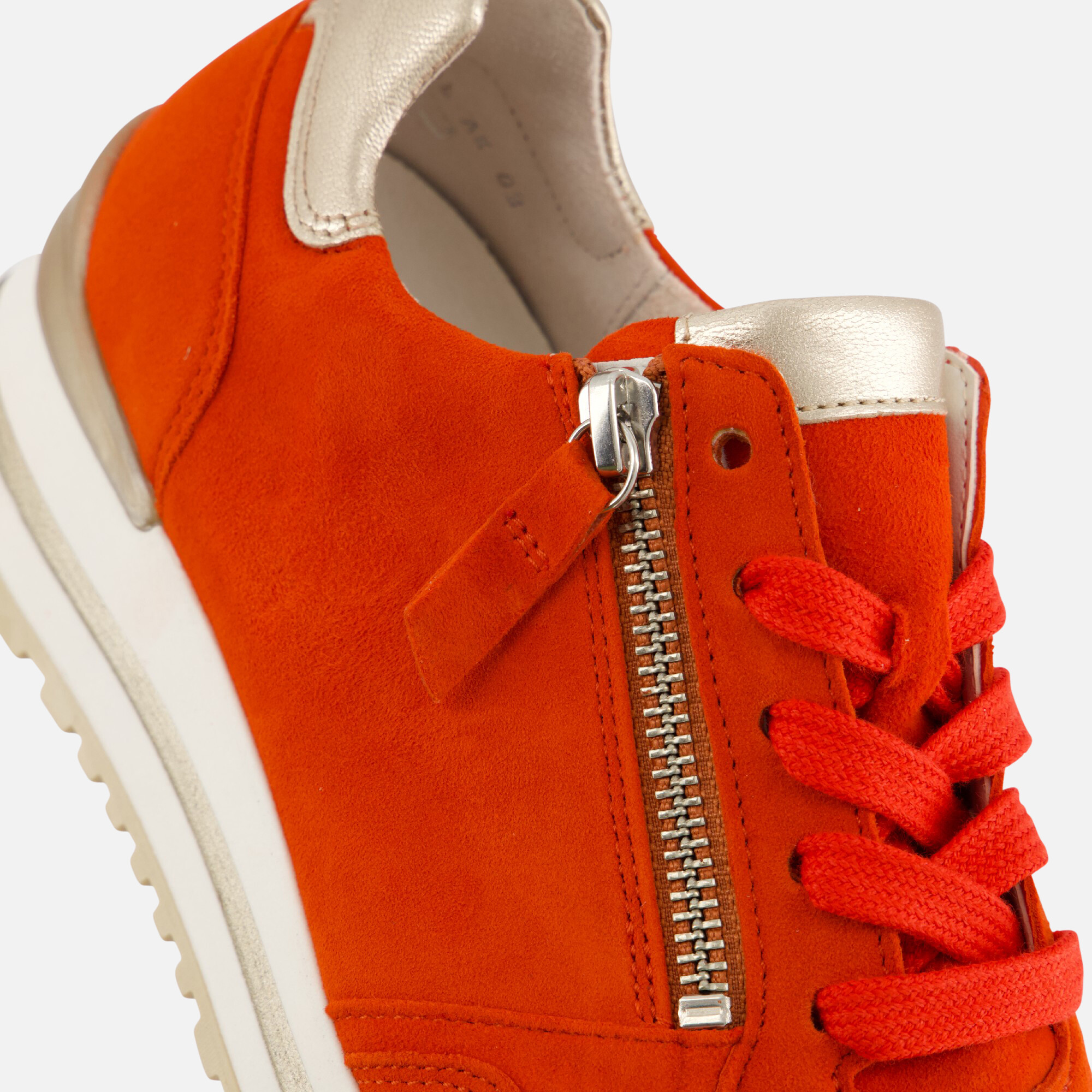 Gabor Sneakers oranje Suede afbeelding 4