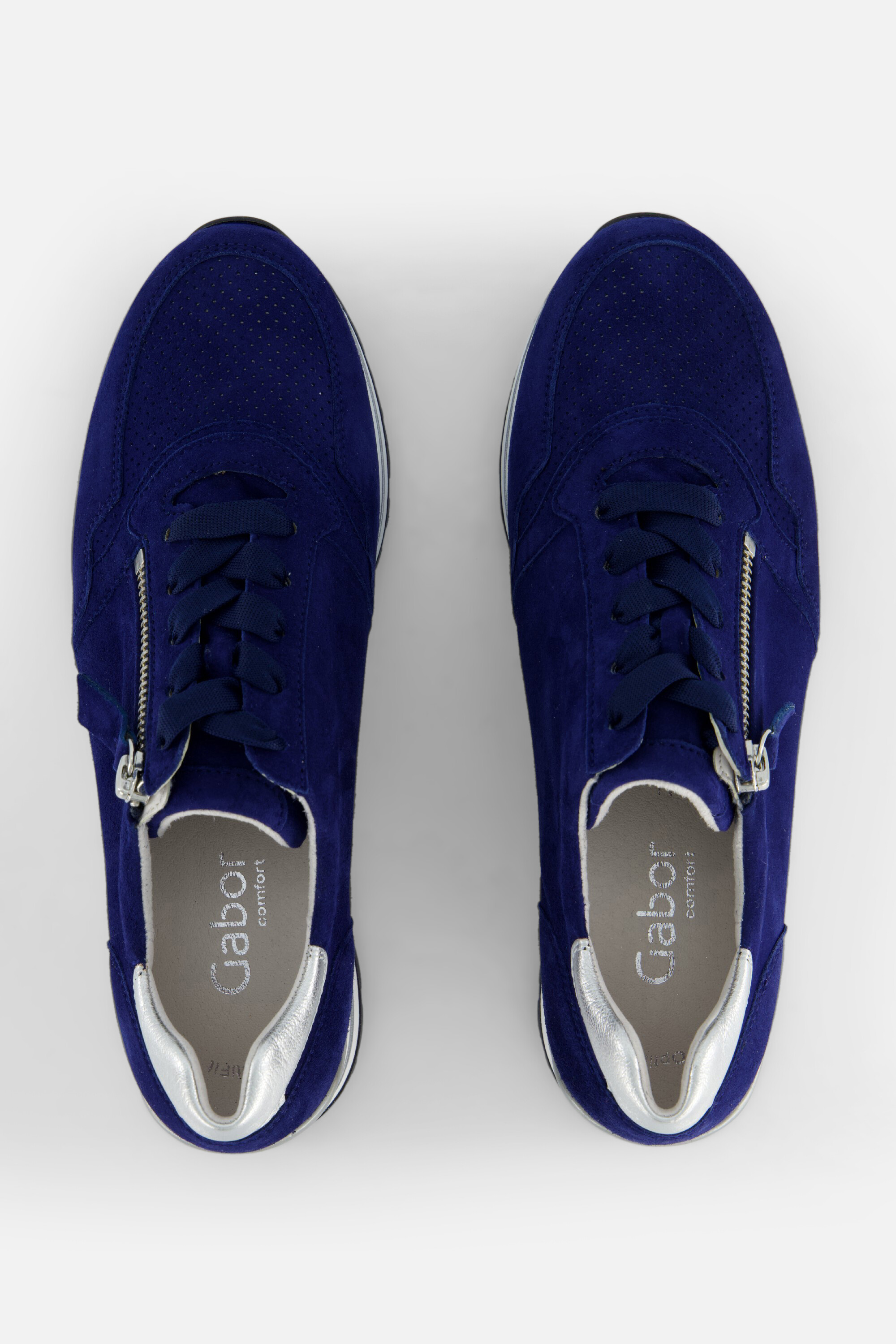 Gabor Sneakers blauw Suede afbeelding 2