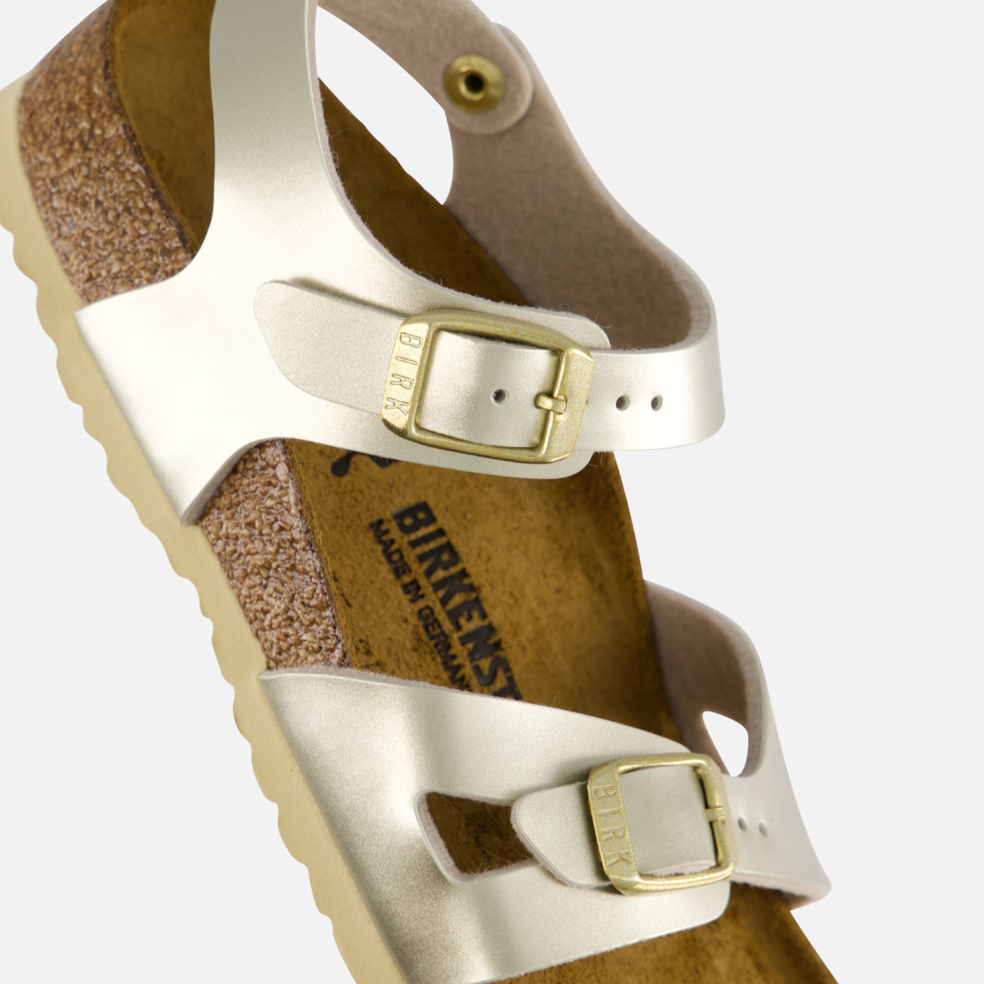 Birkenstock Rio Kids Sandalen goud Imitatieleer afbeelding 3
