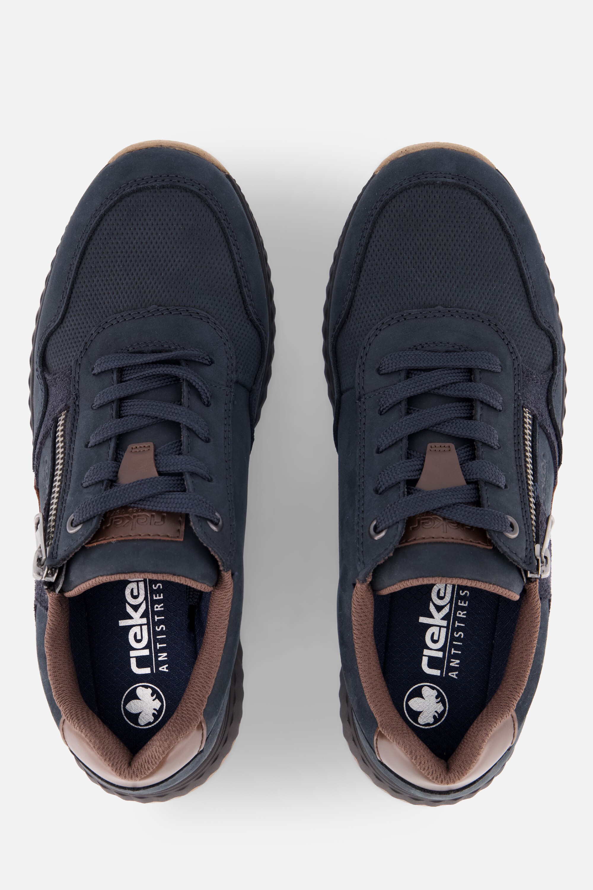 Rieker Sneakers blauw Suède