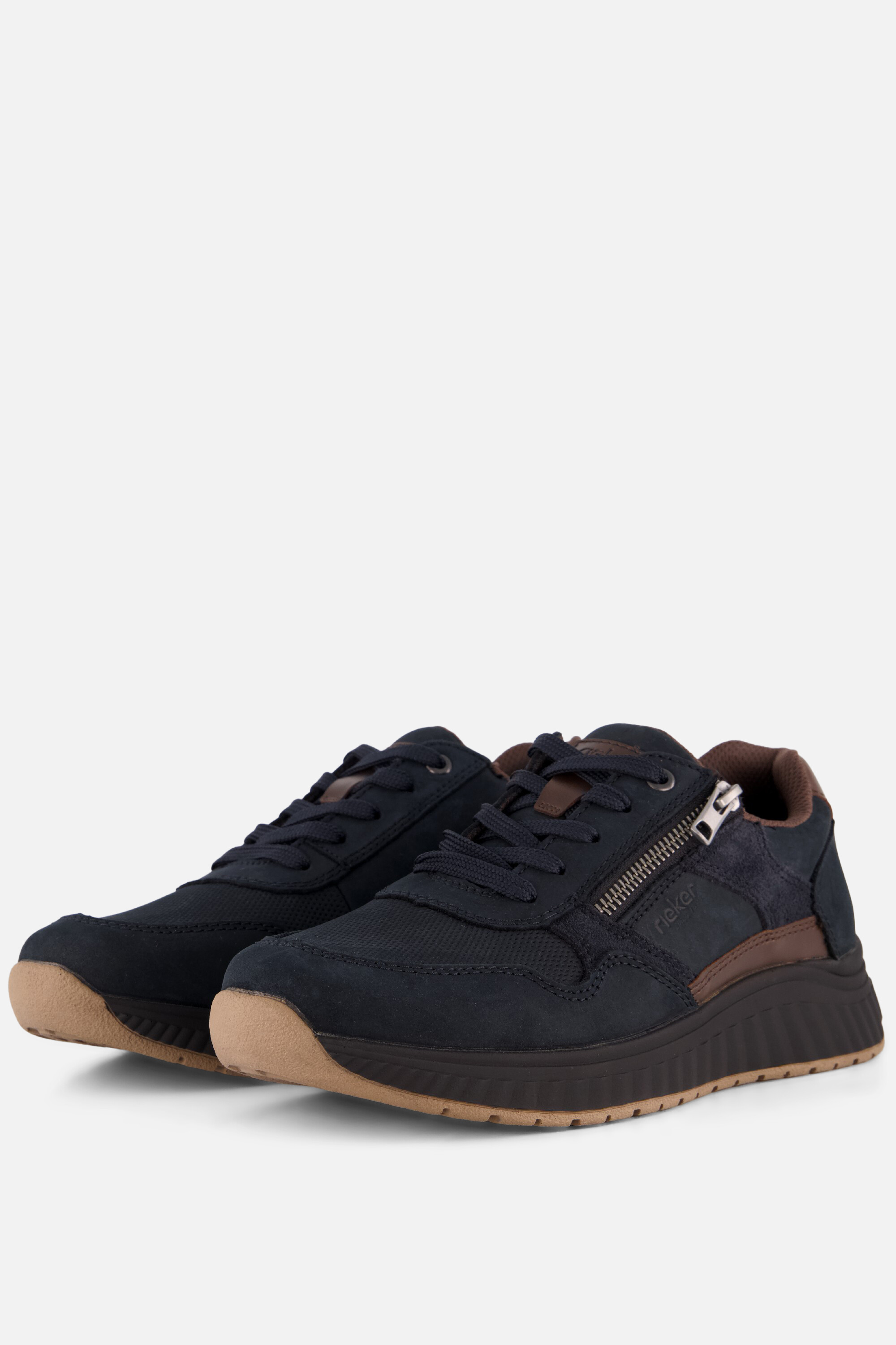 Rieker Sneakers blauw Suède