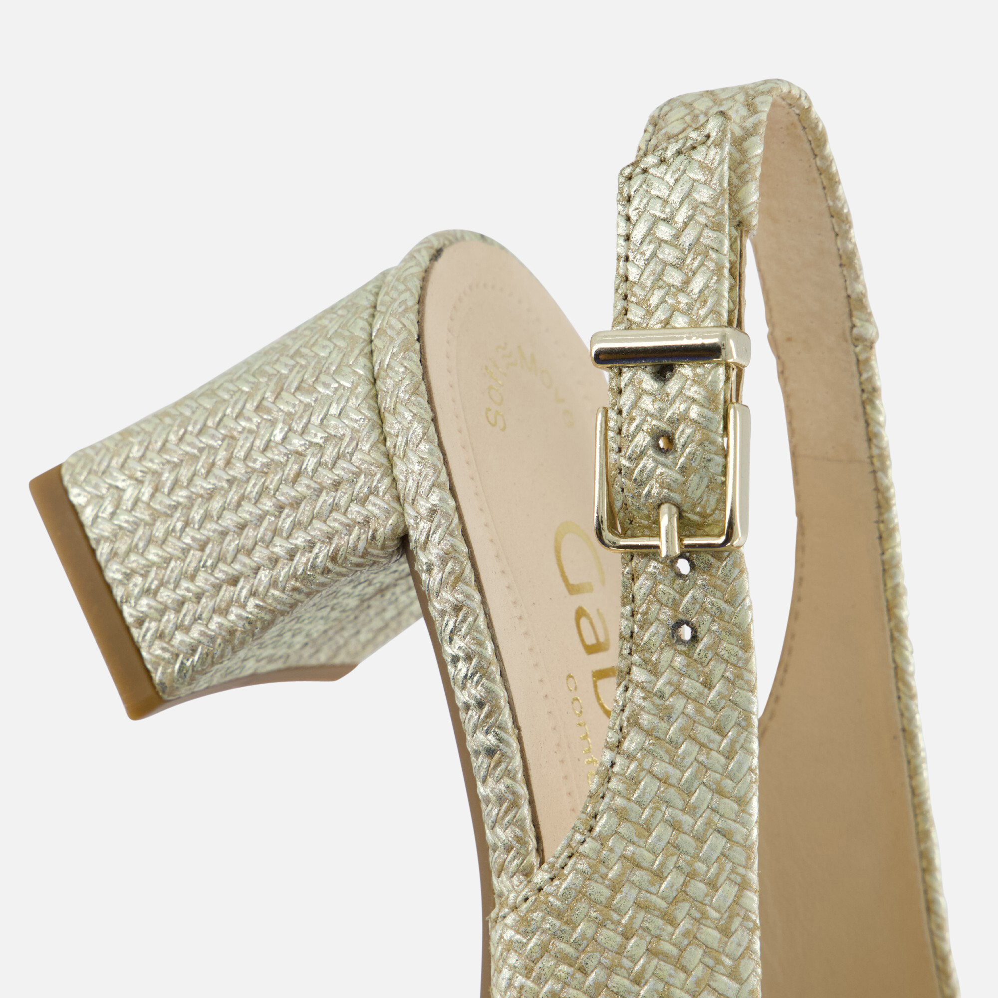 Gabor Slingback Pumps beige Suede afbeelding 3