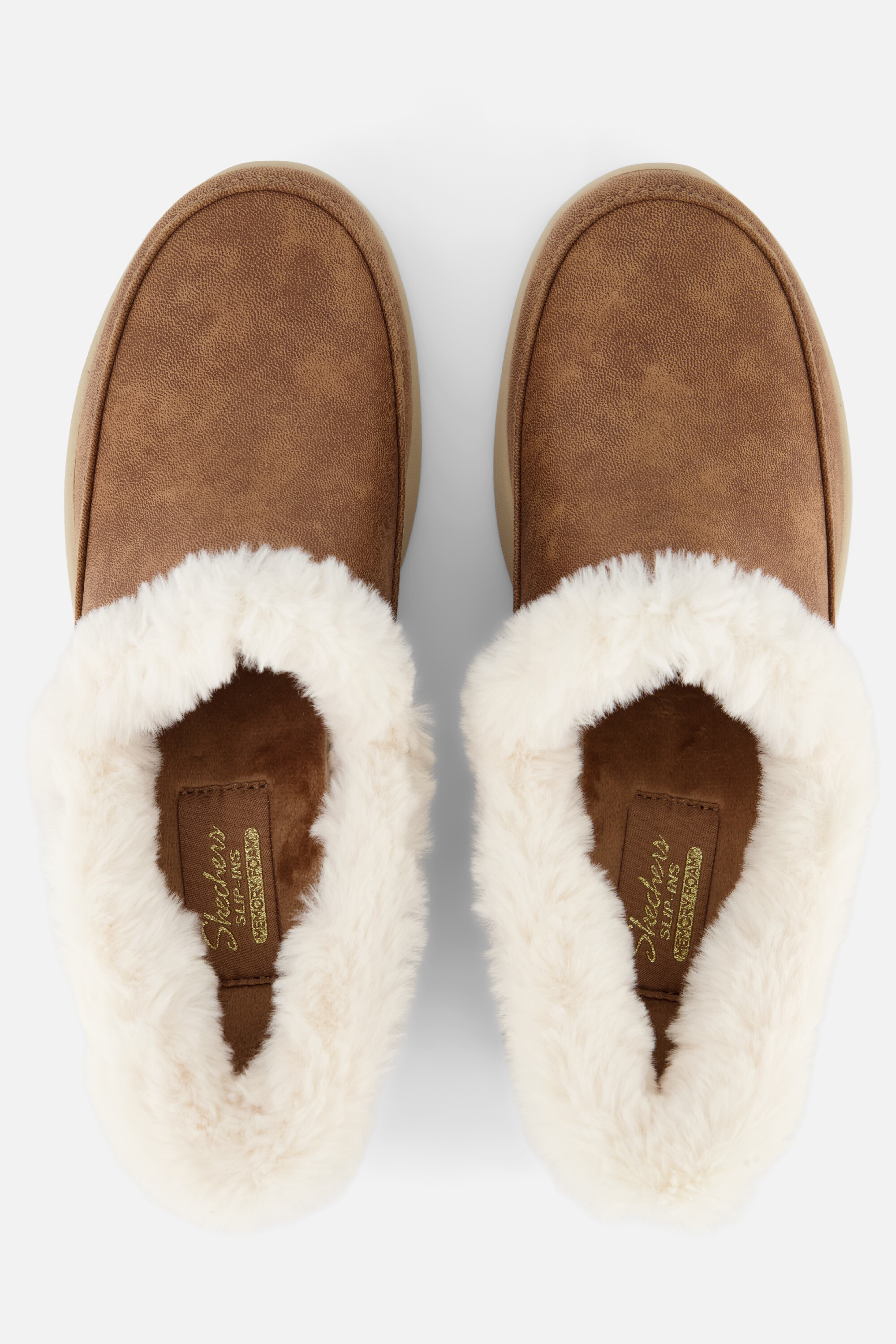 Skechers Slip-ins Cozy Escape Pantoffel cognac