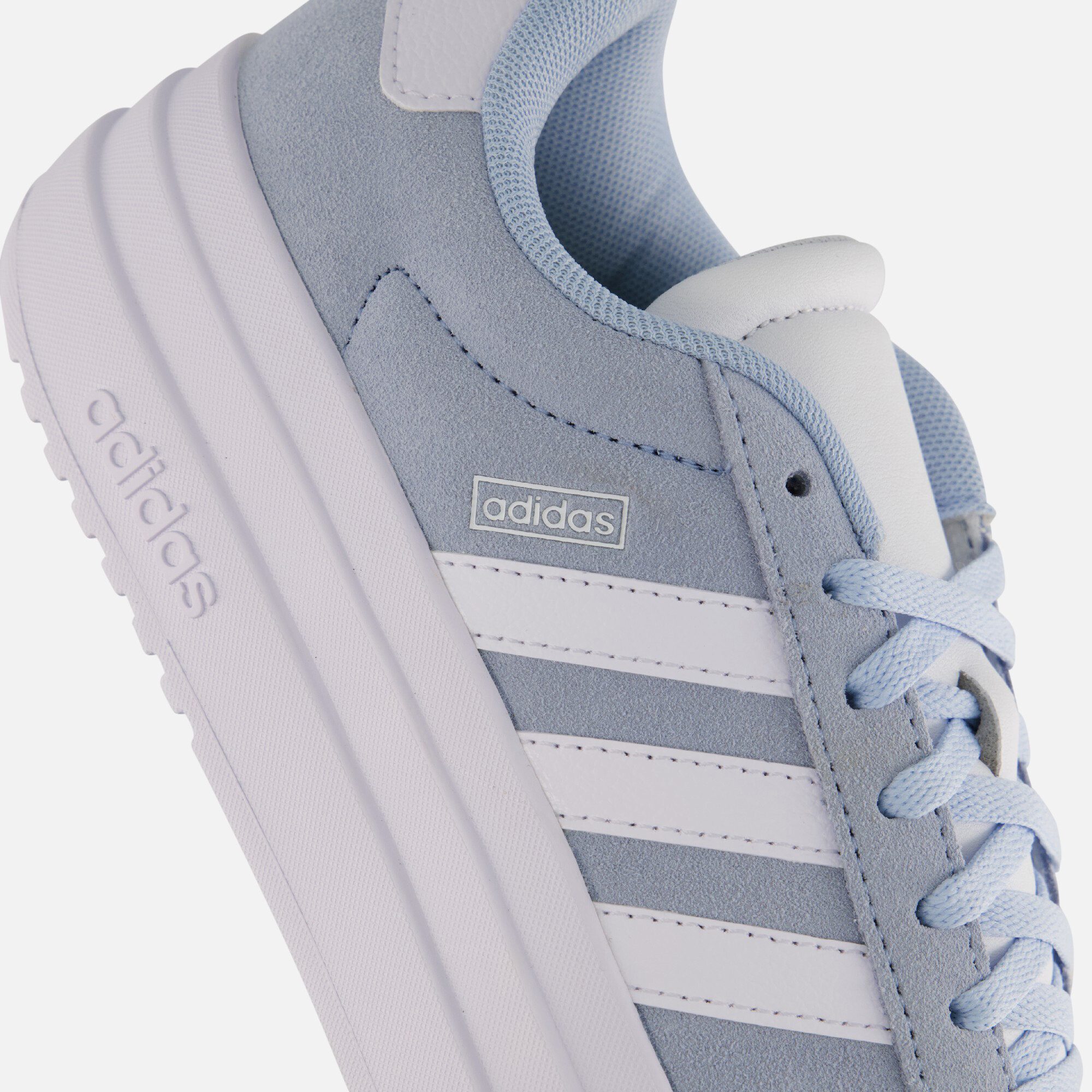 Adidas VL Court Bold Sneakers blauw Leer afbeelding 4