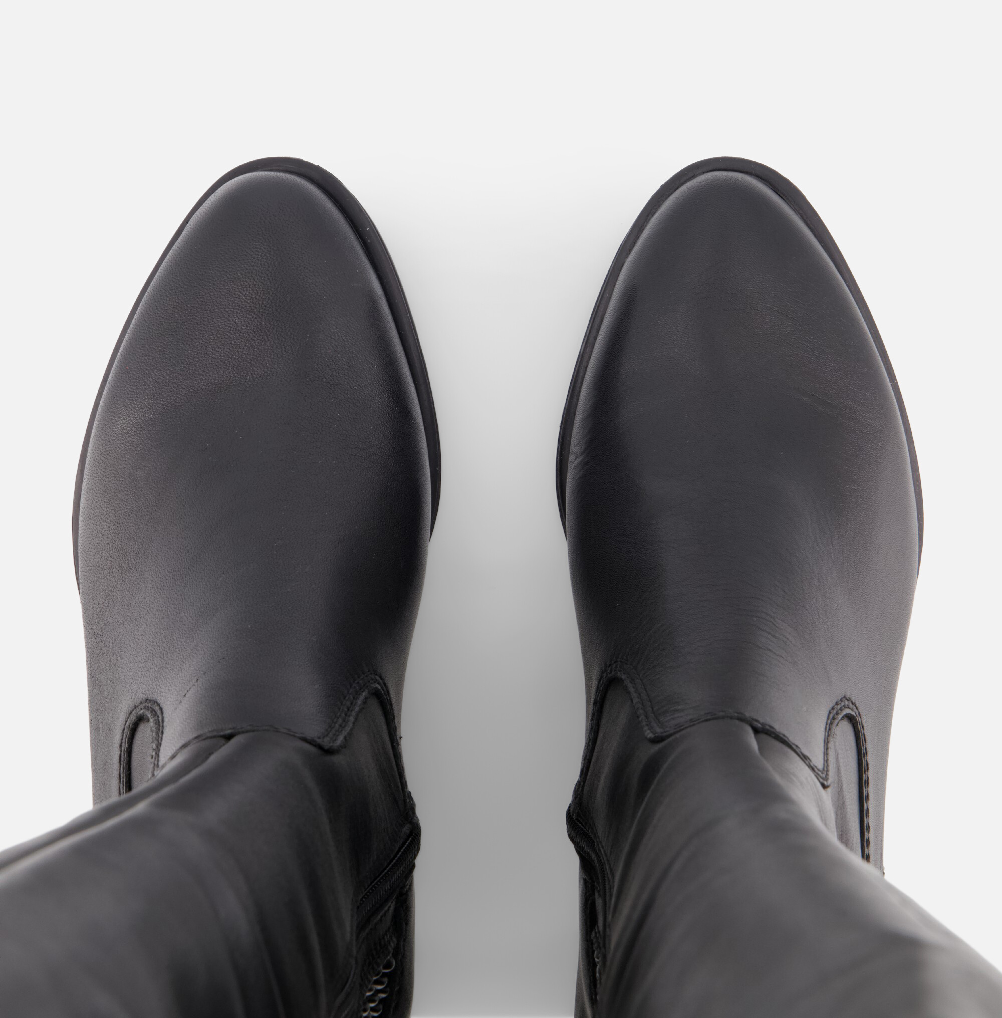 Rieker Hoge laarzen Stretch zwart Leer afbeelding 2