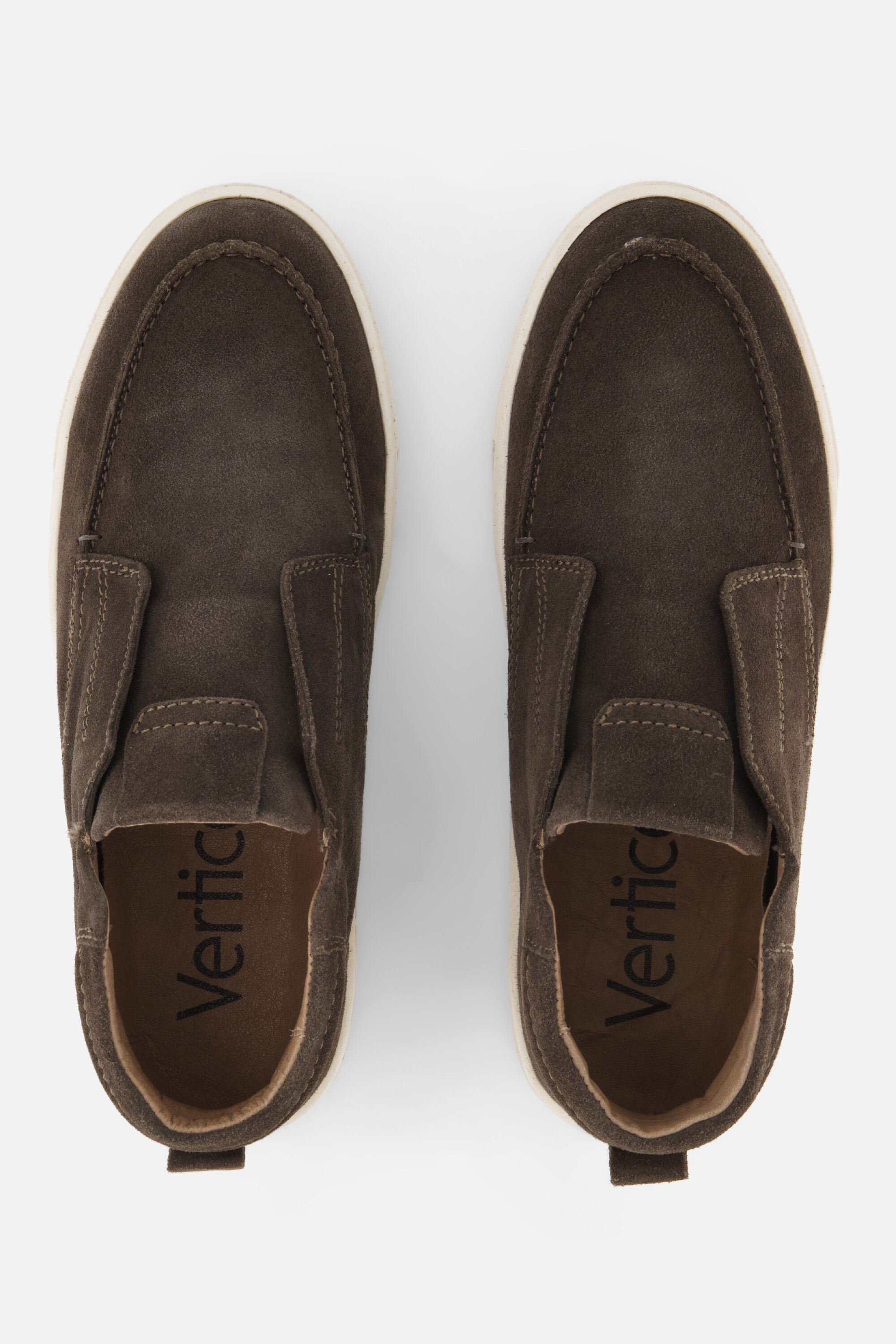 Vertice Instappers bruin Suede afbeelding 2