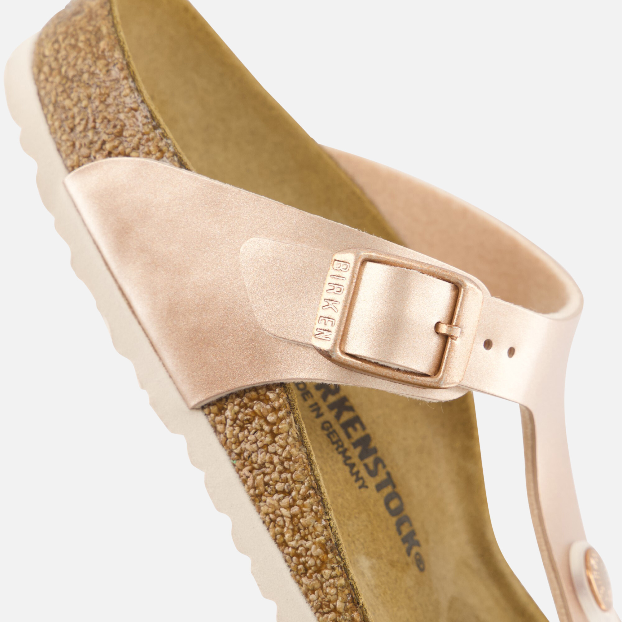 Birkenstock Gizeh Slippers brons Synthetisch afbeelding 4