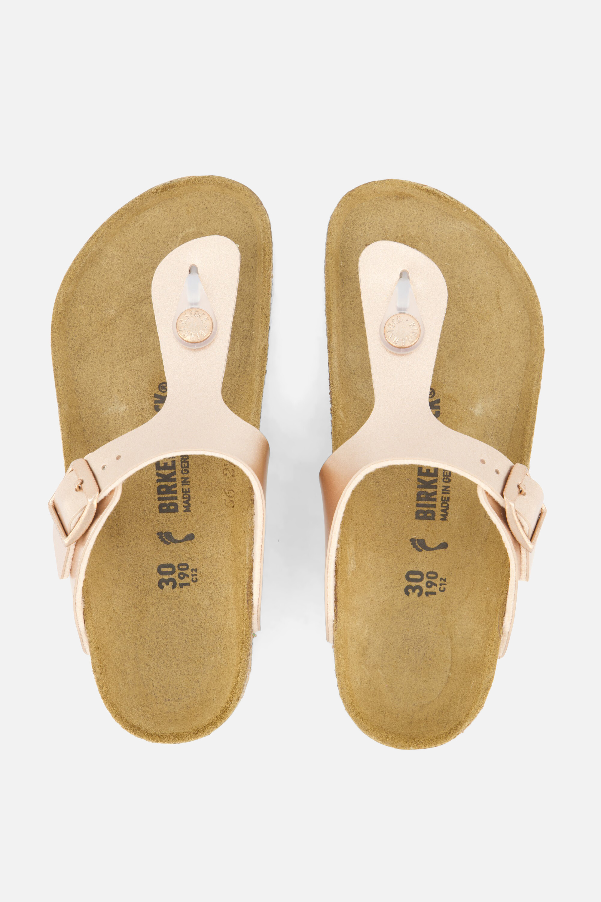 Birkenstock Gizeh Slippers brons Synthetisch afbeelding 2