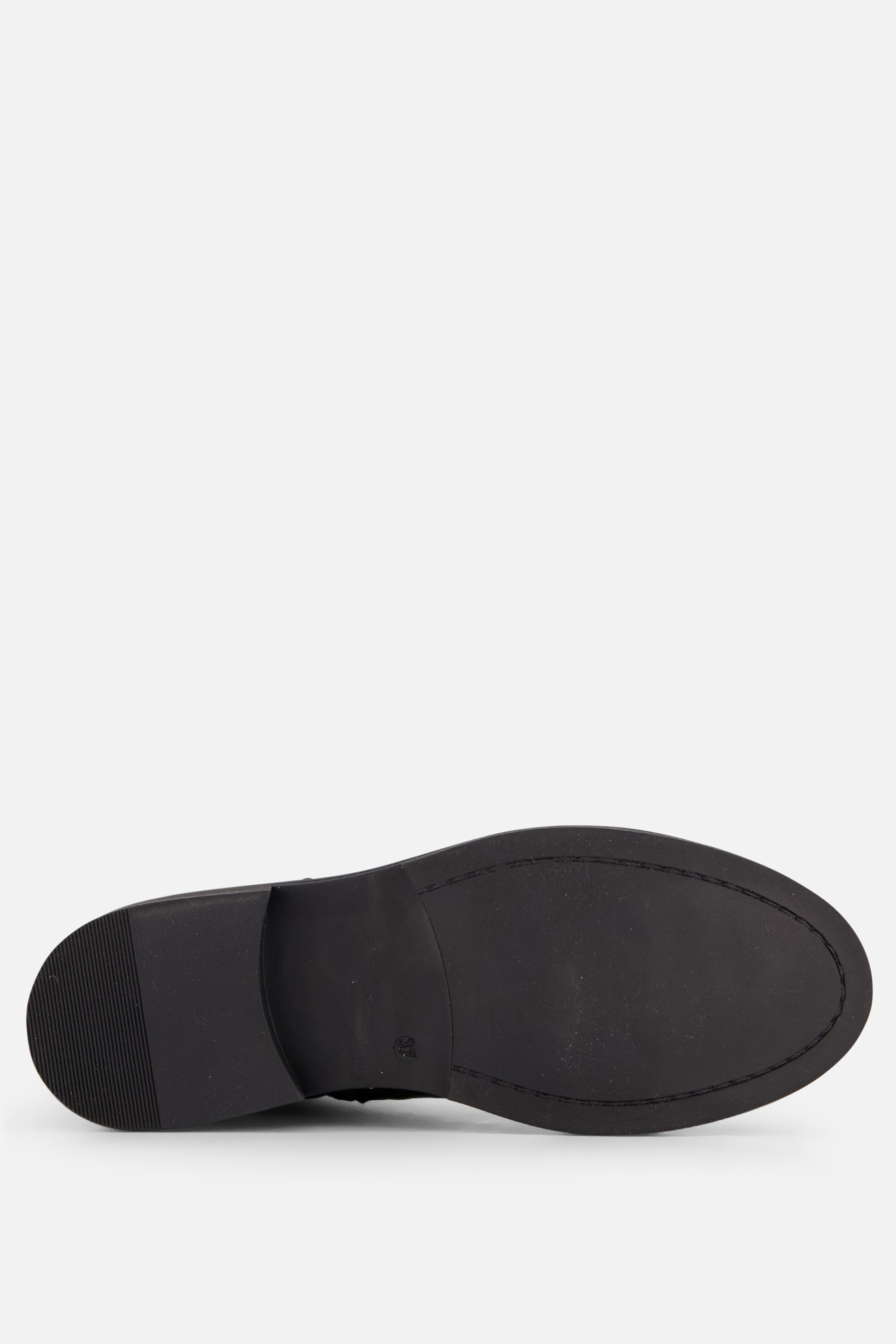 Linea Zeta Croco Veterboots zwart Leer afbeelding 3