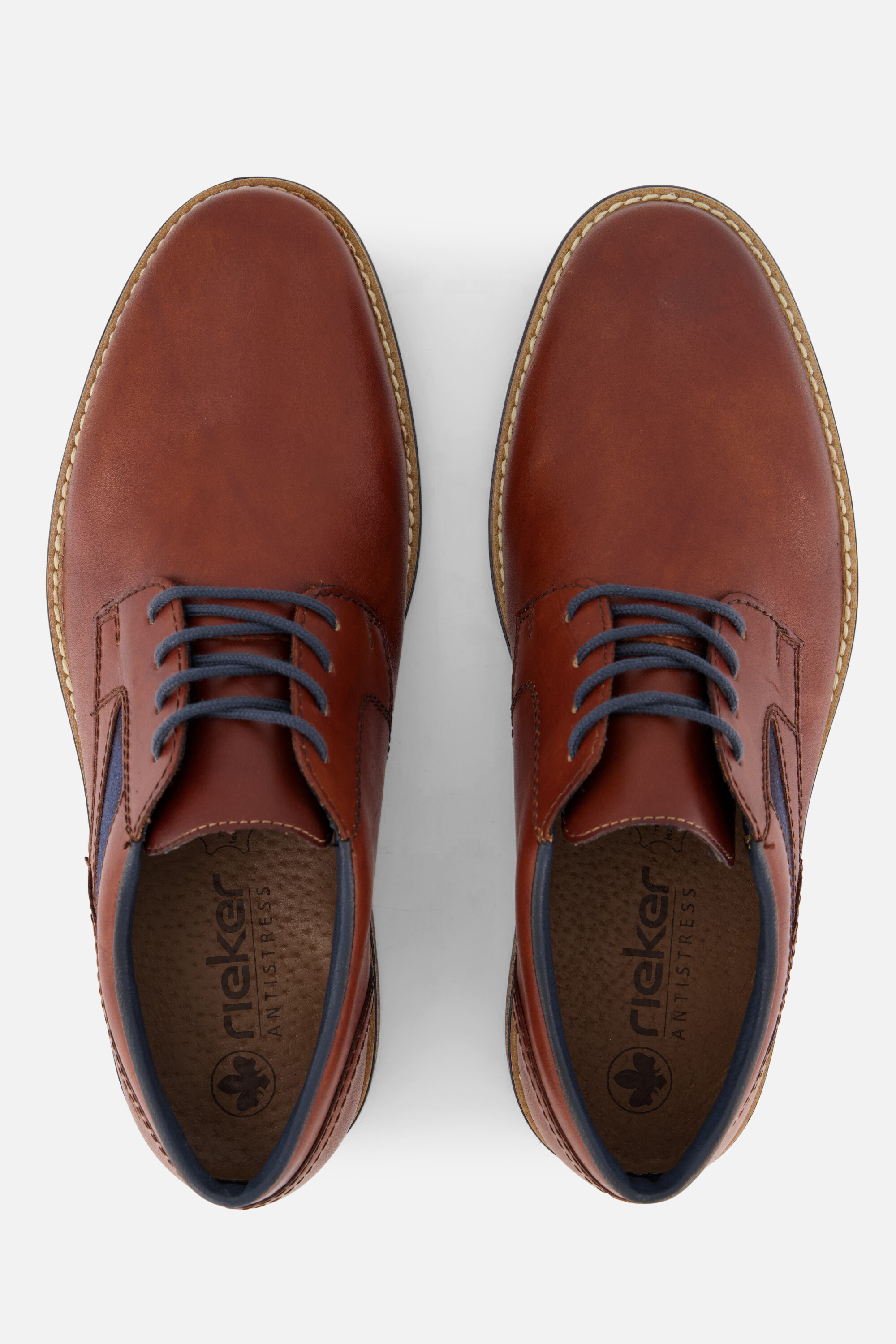 Rieker Veterschoenen bruin Leer afbeelding 2