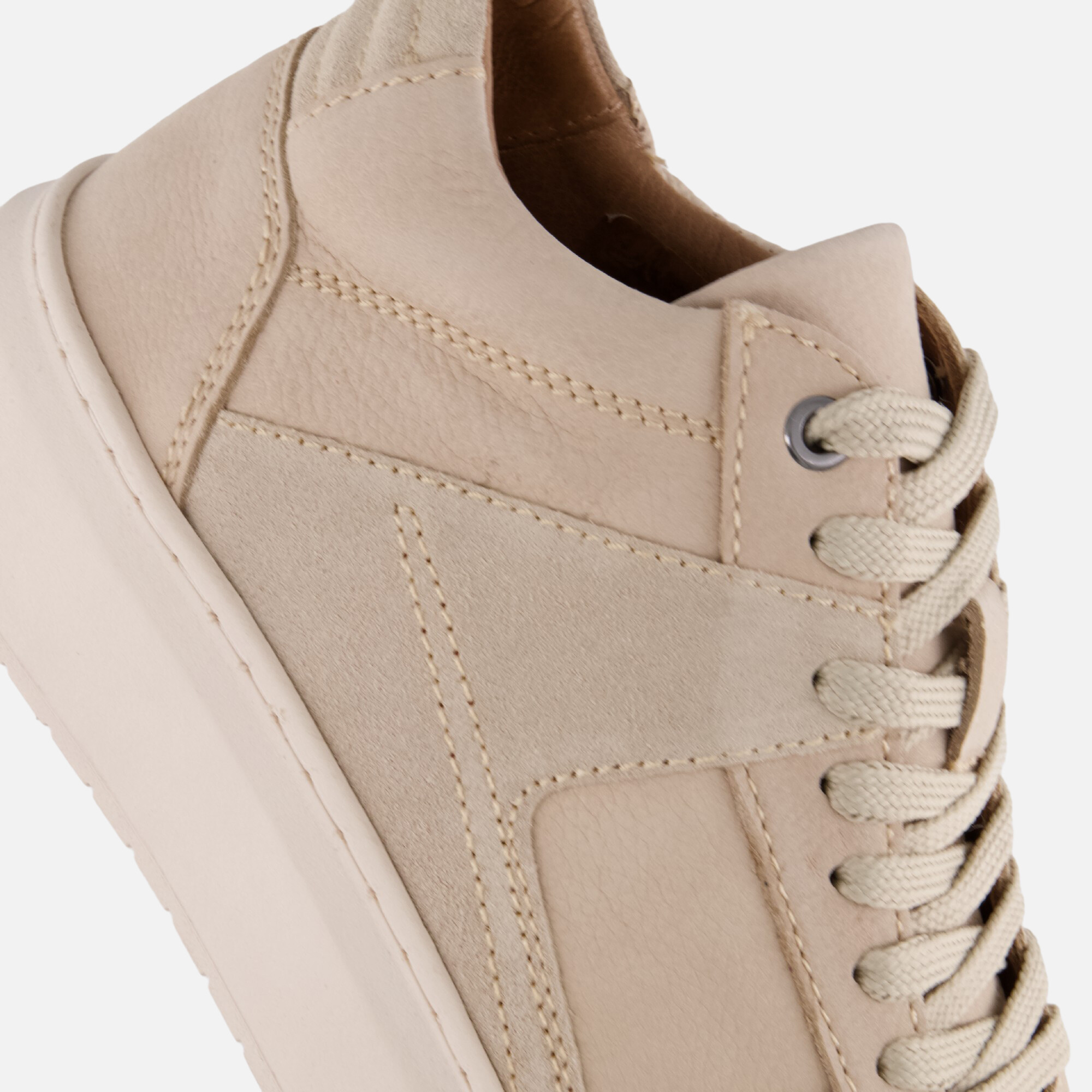 Vertice Veterschoenen beige Leer afbeelding 4