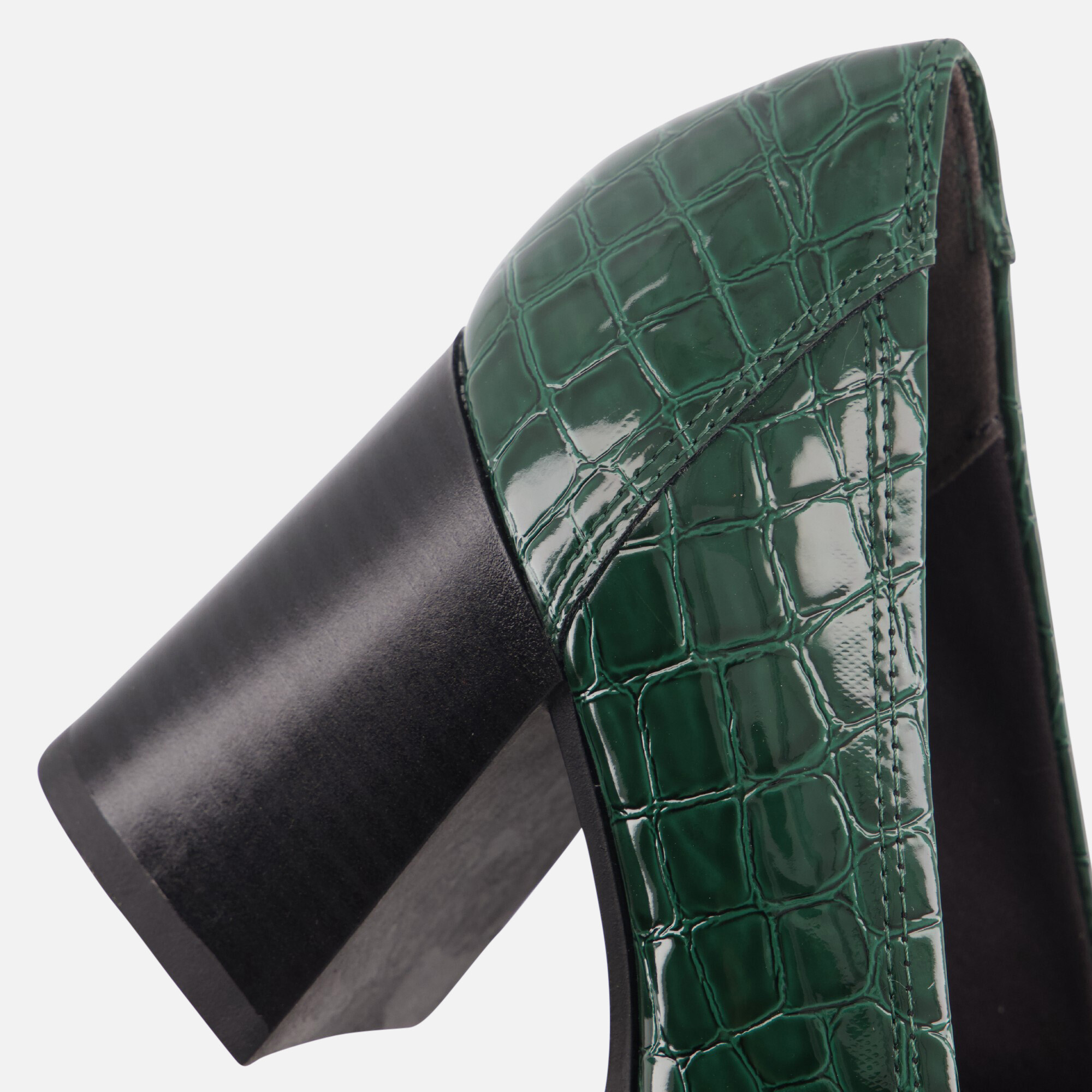 Tamaris Trotteur Pumps groen Textiel afbeelding 4