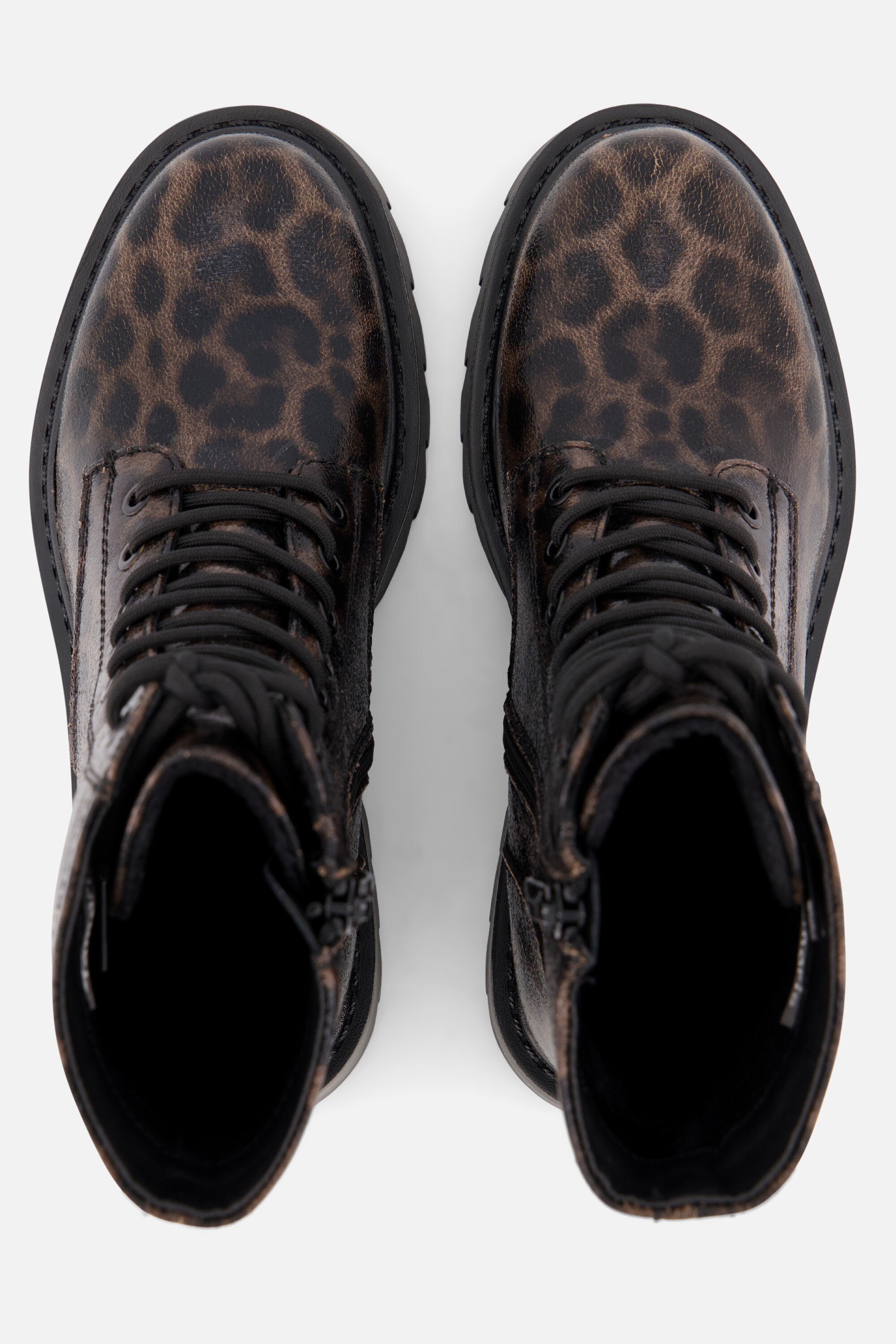Tamaris Leopard Veterboots bruin Textiel afbeelding 2
