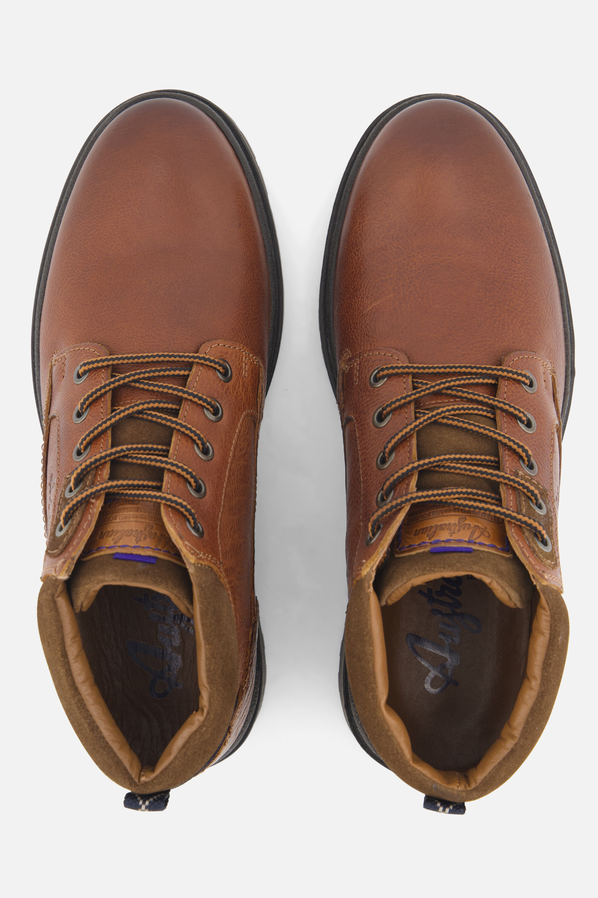 Australian Middelburg Veterschoenen cognac Leer afbeelding 2
