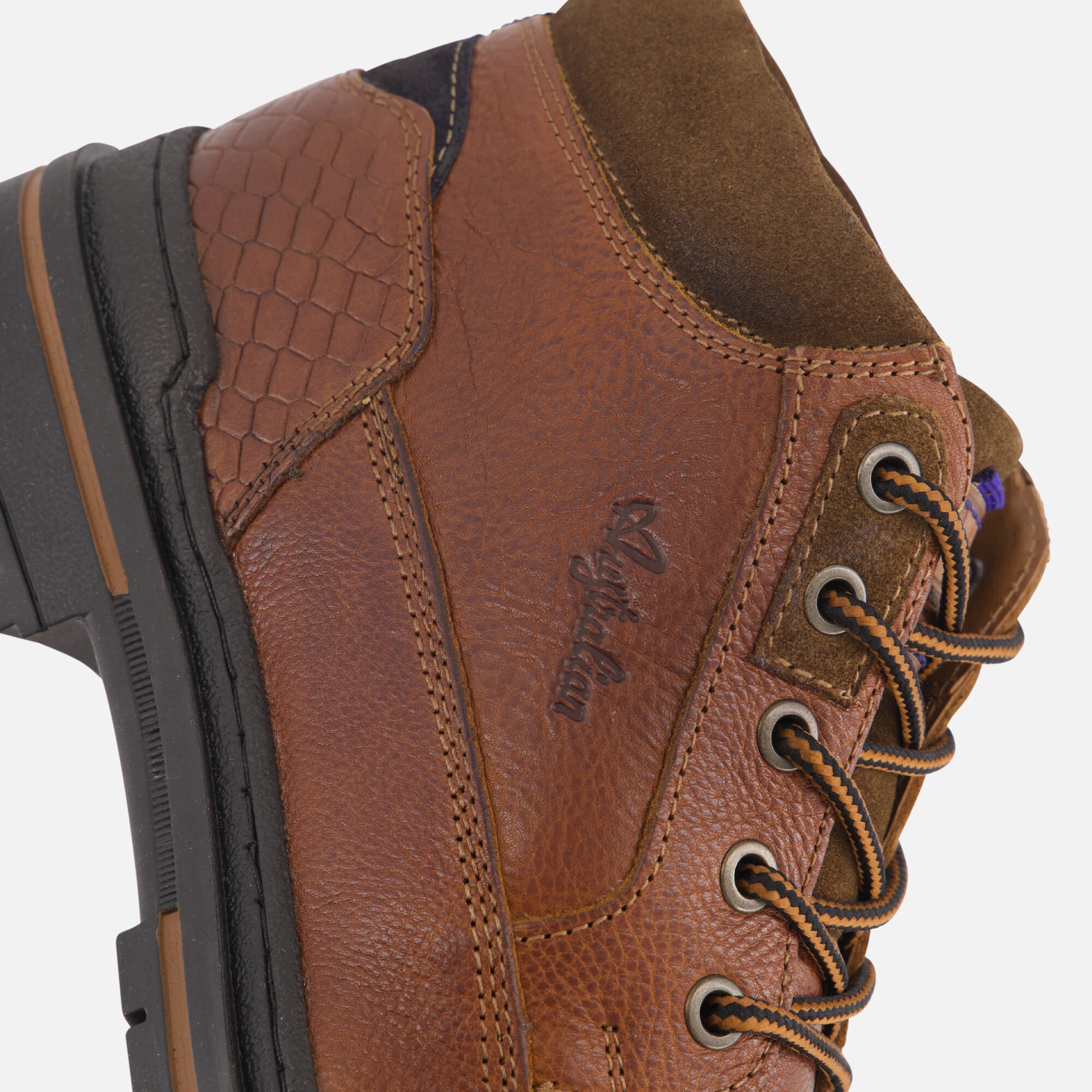 Australian Middelburg Veterschoenen cognac Leer afbeelding 4