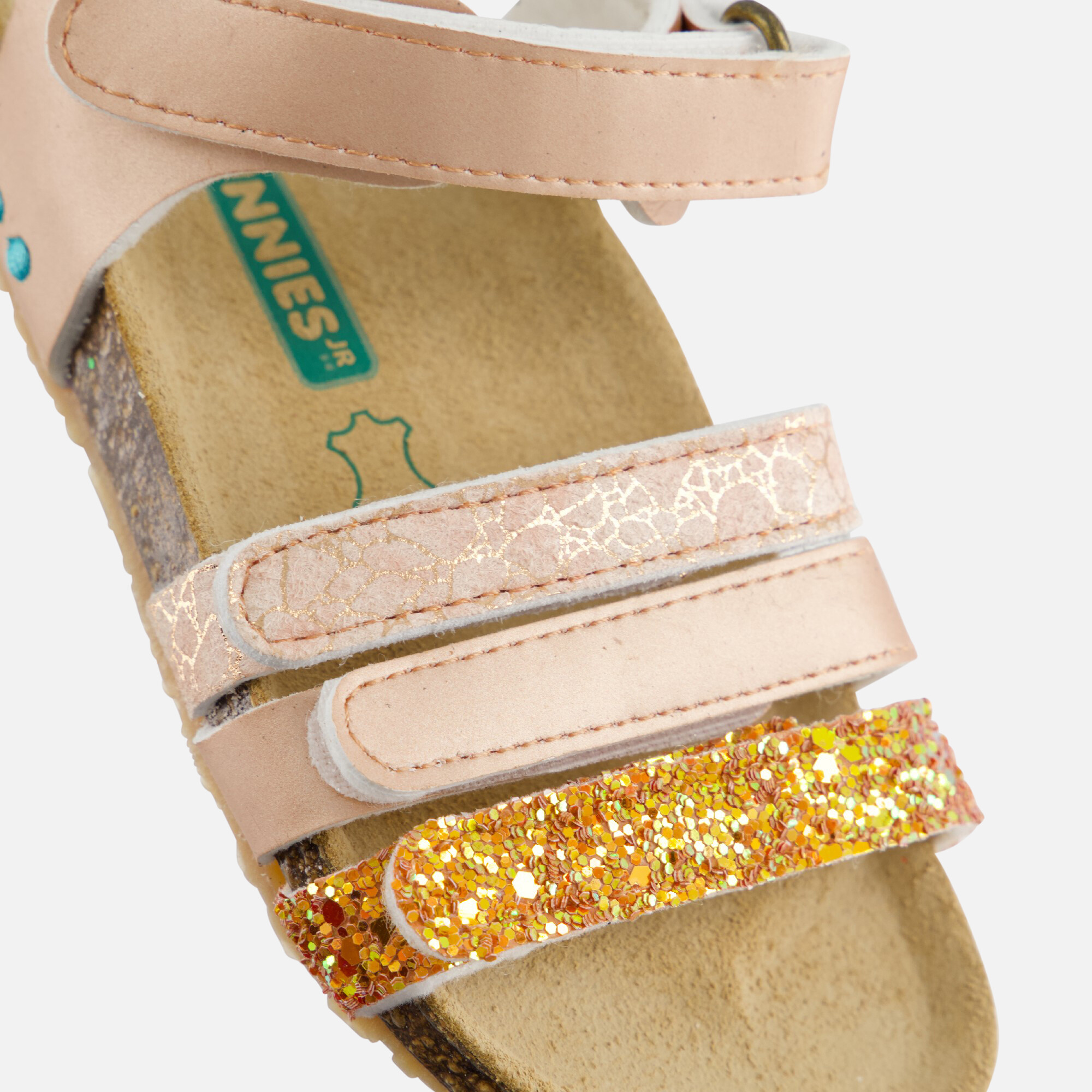 BunniesJR Babs Beach Sandalen roze Imitatieleer afbeelding 3