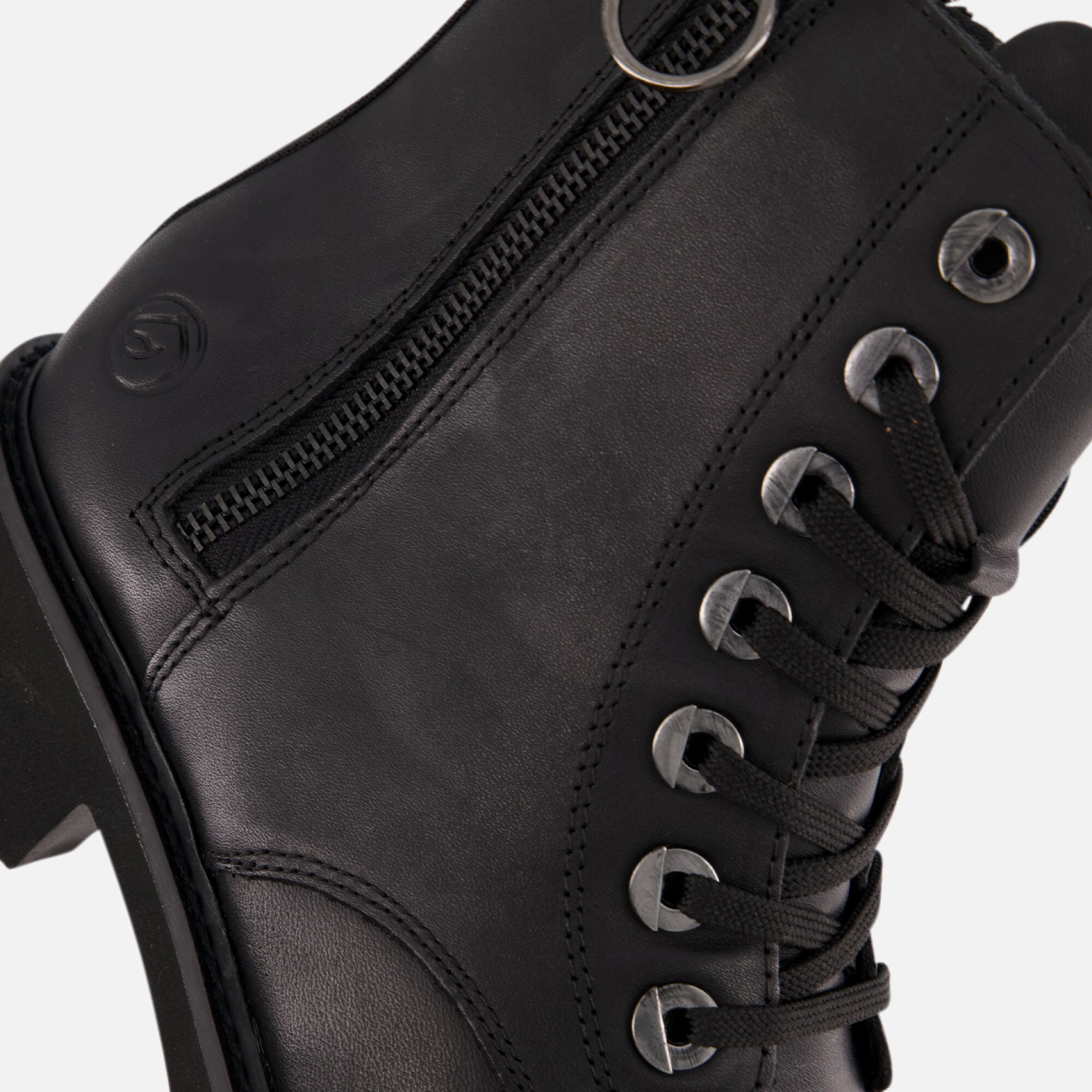 Remonte Veterboots zwart Leer afbeelding 4