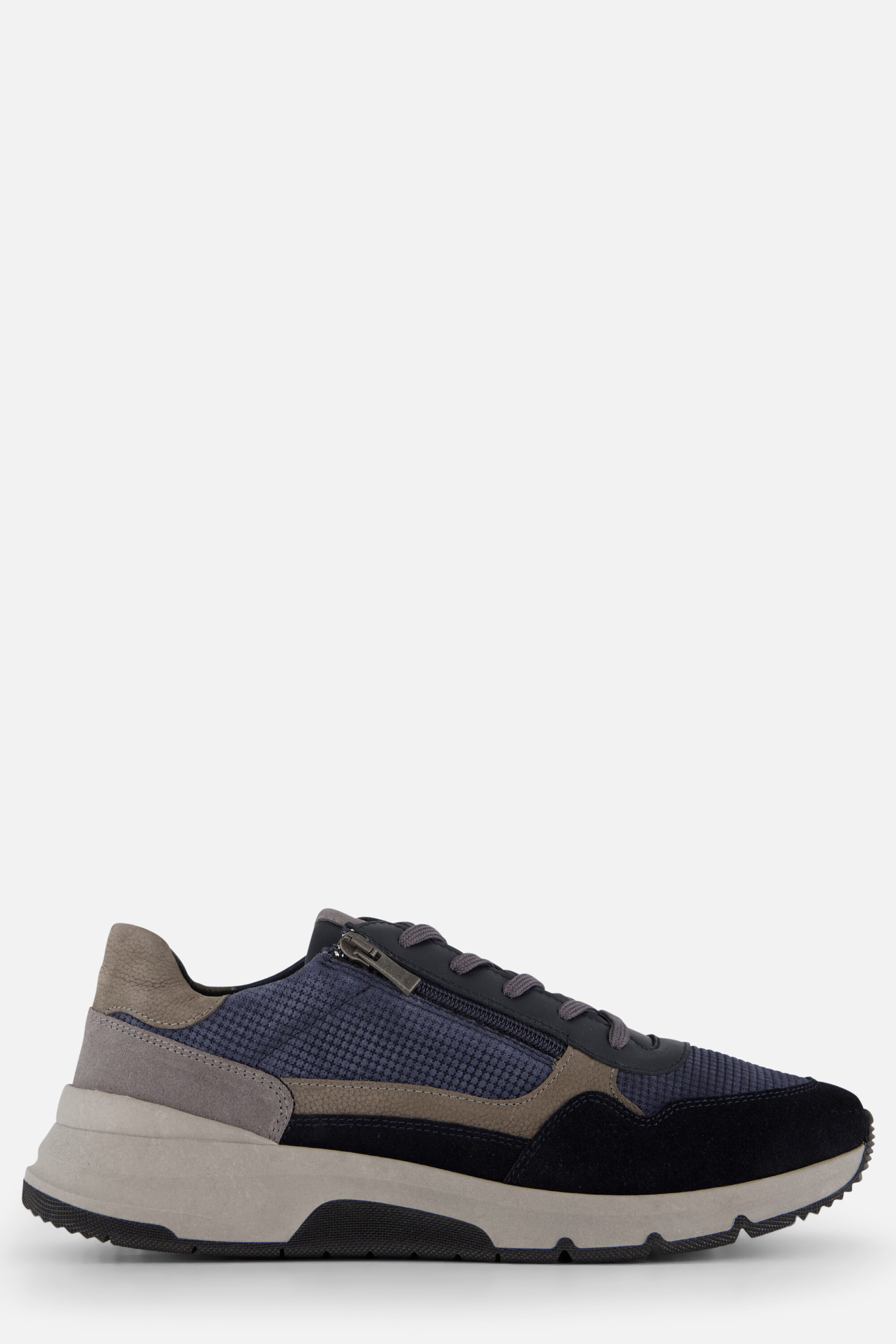 Outfielder James 06 Sneakers blauw Suede