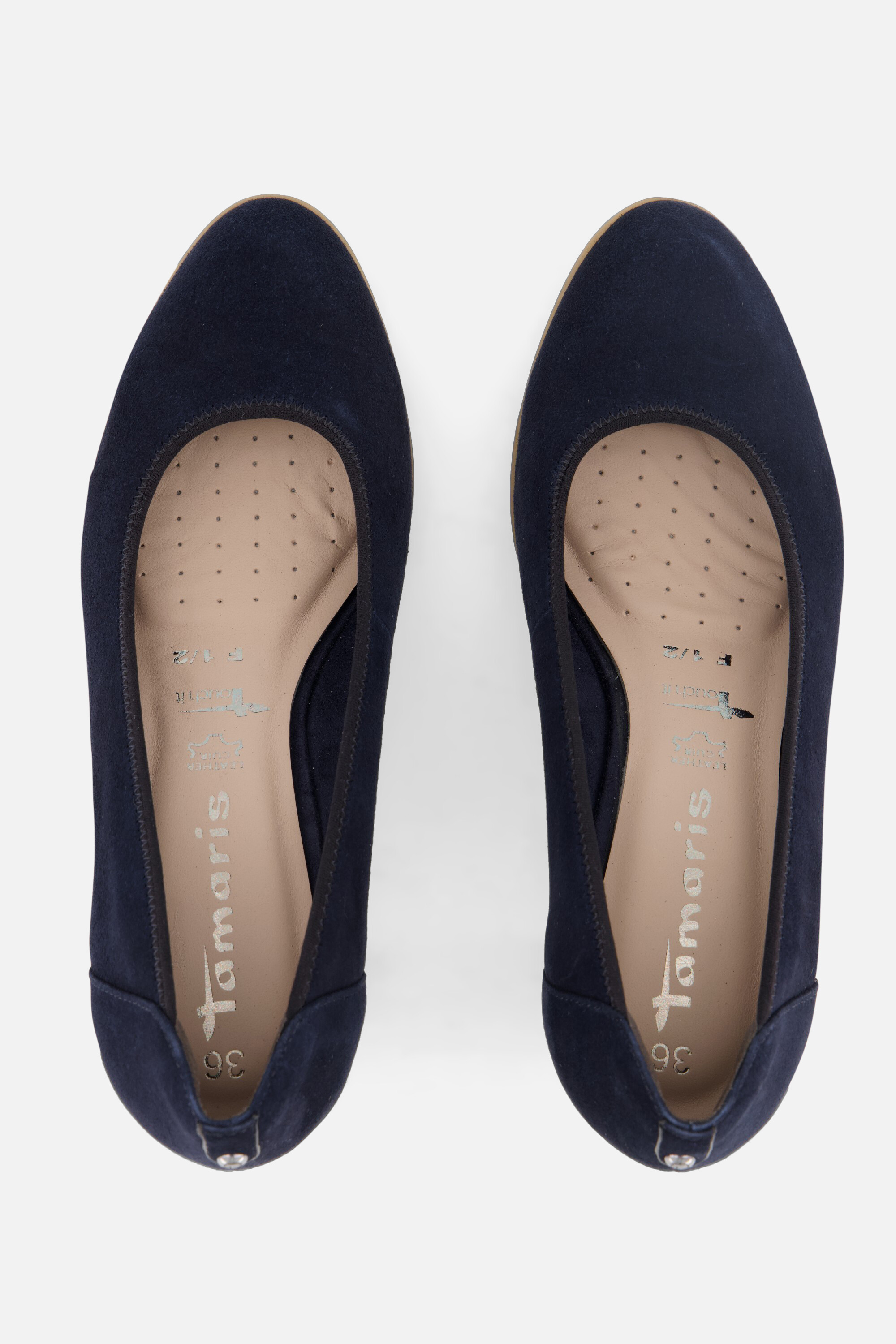 Tamaris Pumps blauw Suede afbeelding 2
