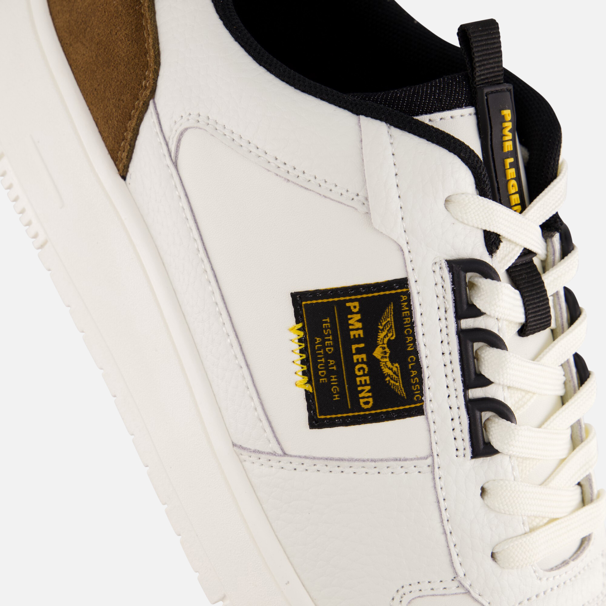 PME Legend Gobbler Sneakers wit Leer afbeelding 4