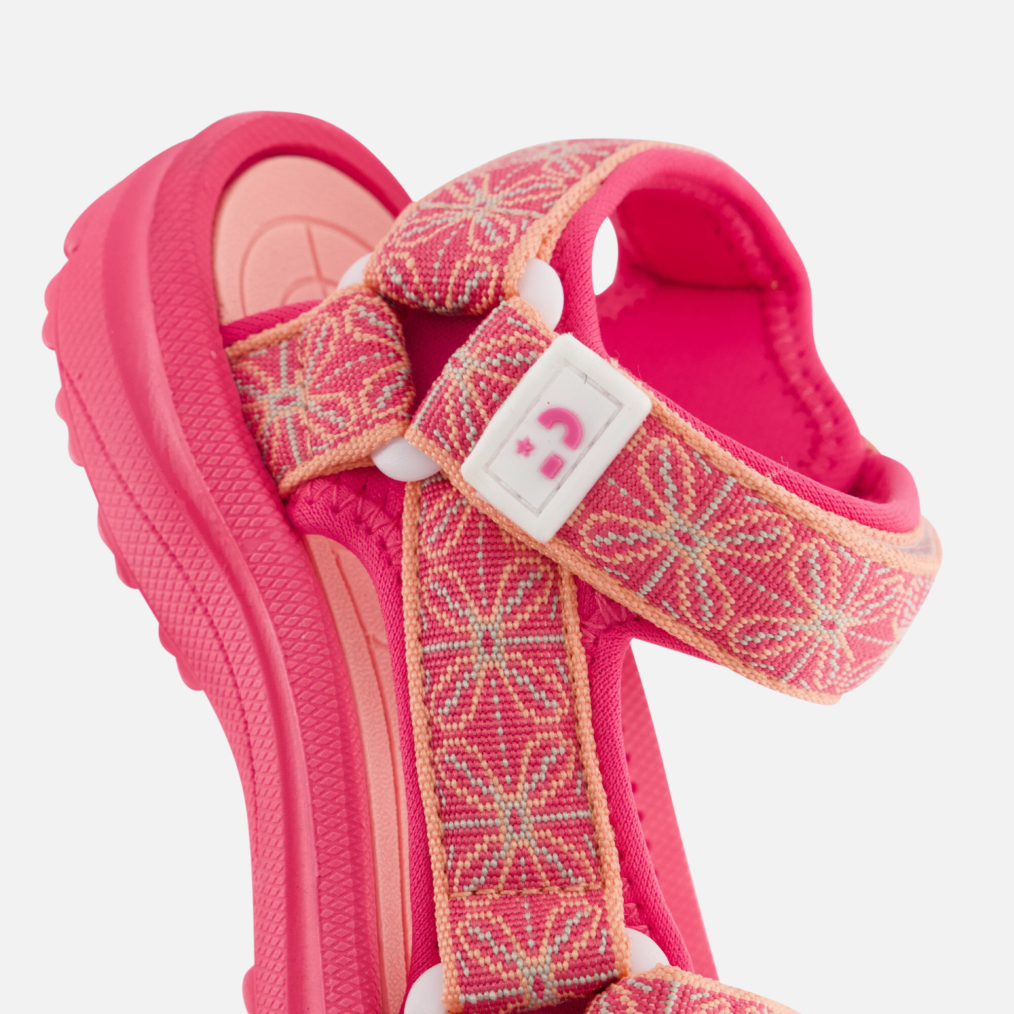 Muyters Sandalen roze Textiel afbeelding 3