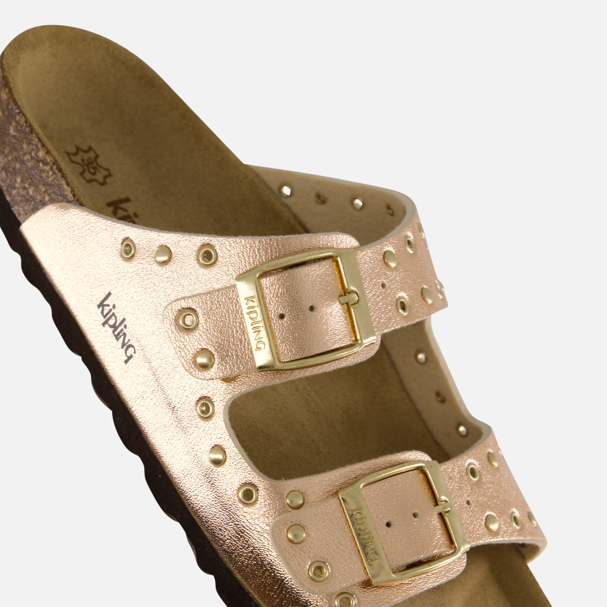 Kipling Nyla 2 Sandalen goud Synthetisch afbeelding 3