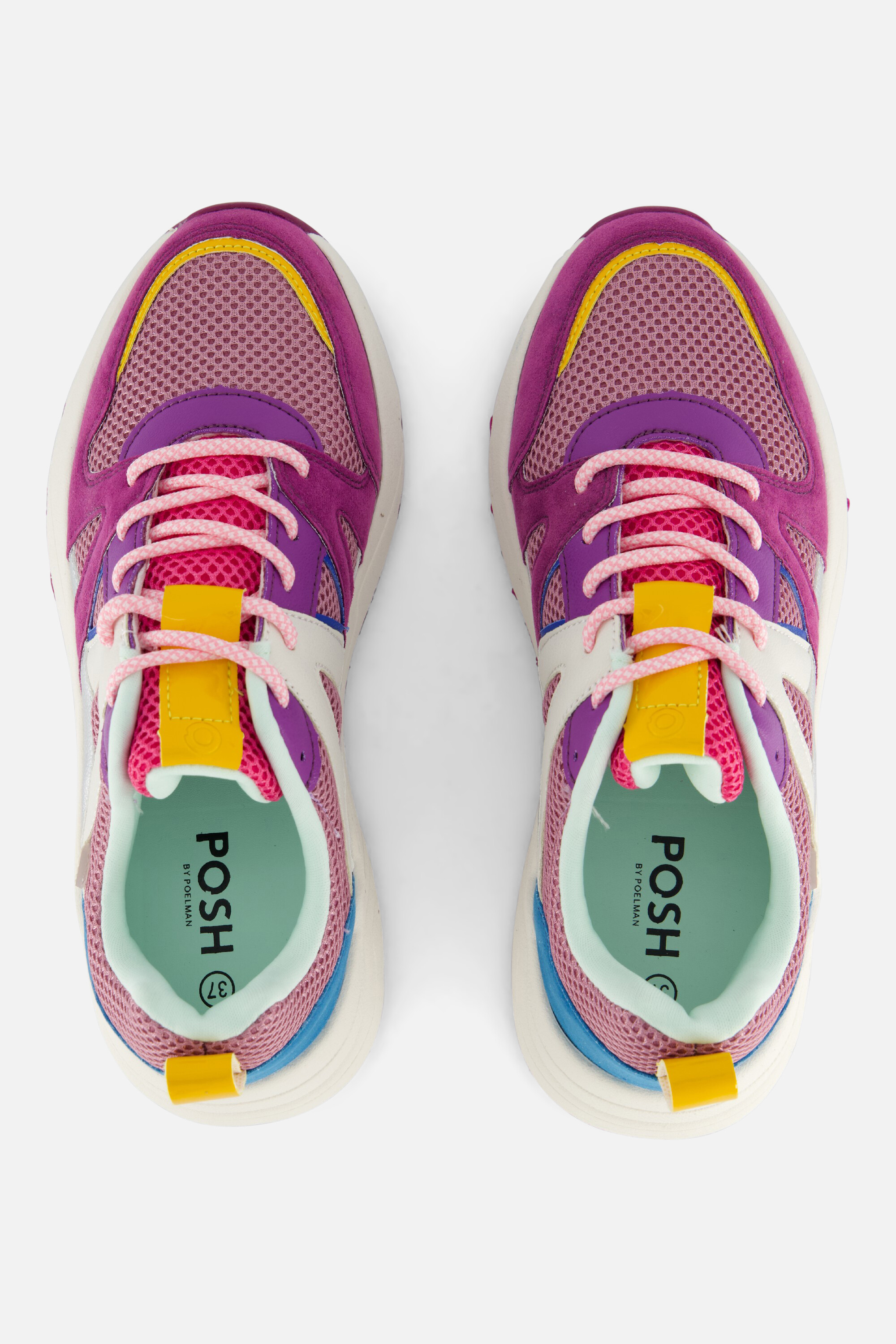 POSH by Poelman Sneakers paars Synthetisch afbeelding 3