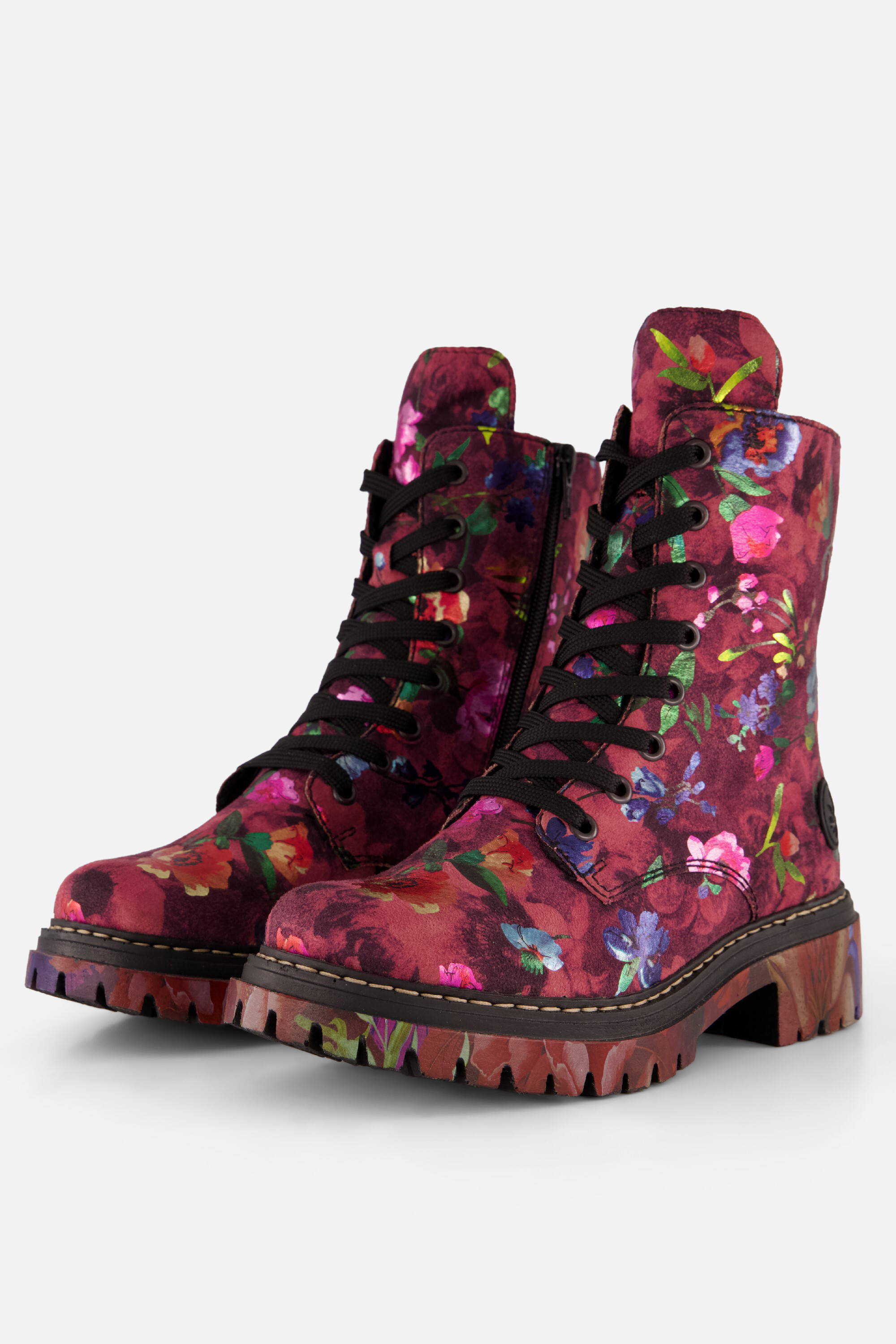 Rieker Rieker Veterboots roze