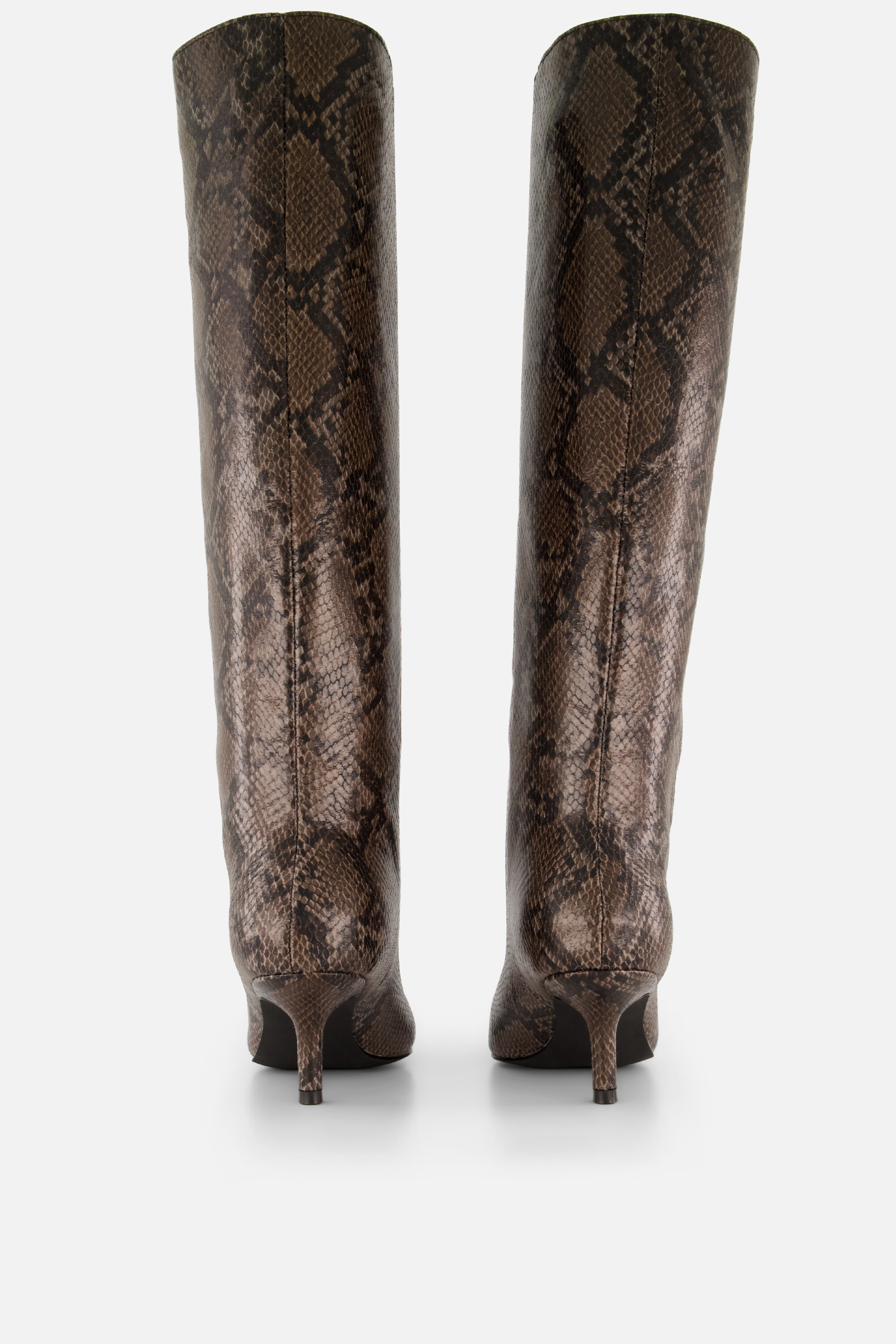 Posh by Poelman Hoge laarzen bruin Pu afbeelding 2