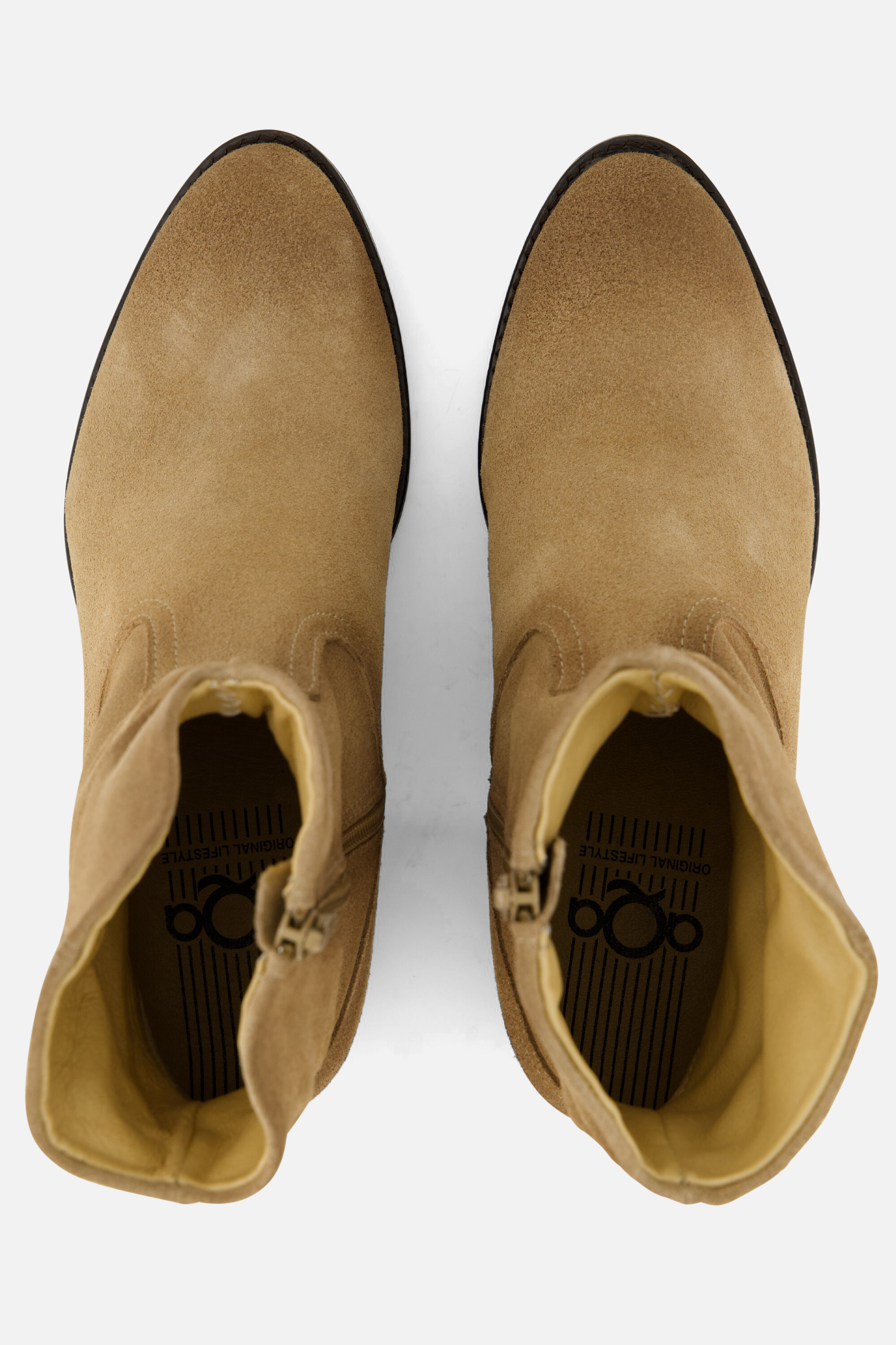 Aqa Cowboylaarzen taupe Suede afbeelding 3
