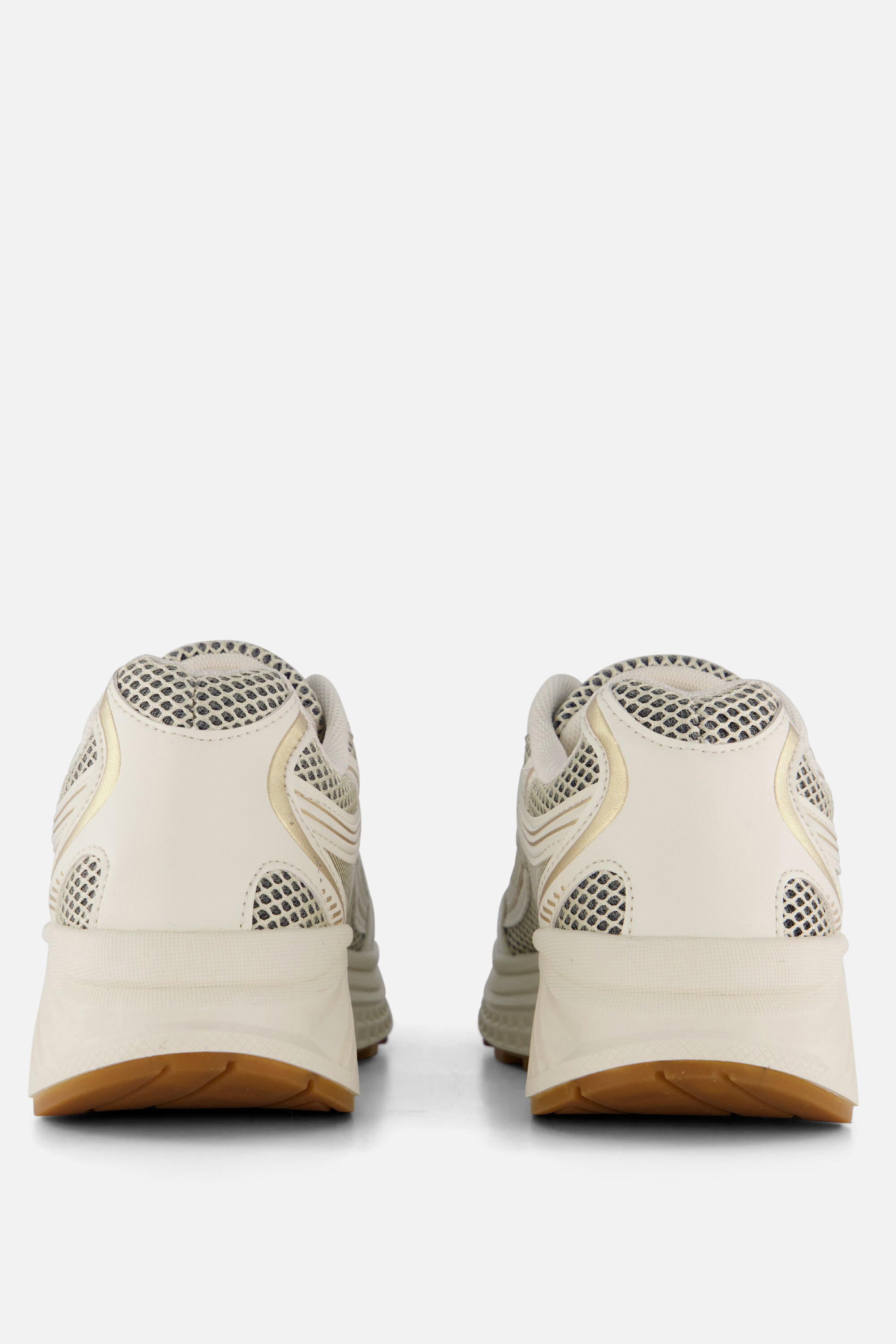 Ann Rocks Sneakers beige Textiel afbeelding 2
