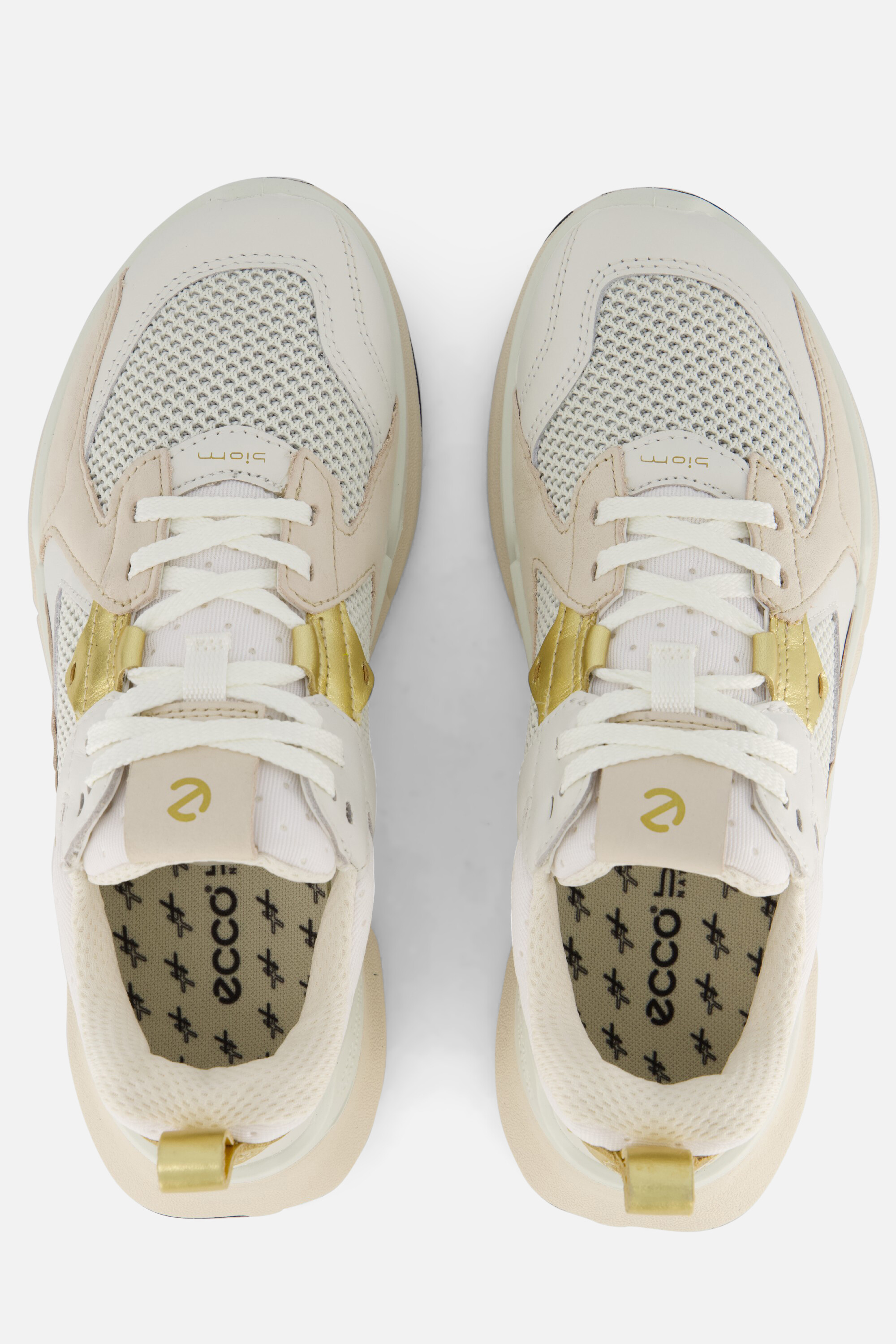 Ecco Biom 2.2 W Sneakers wit Leer afbeelding 2