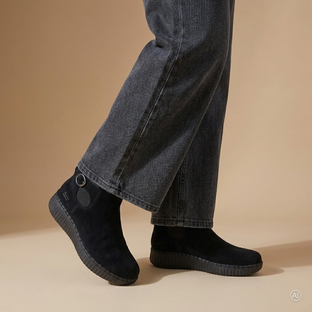 Skechers Skechers Slip-Ins Wilshire Enkellaarsjes zwart