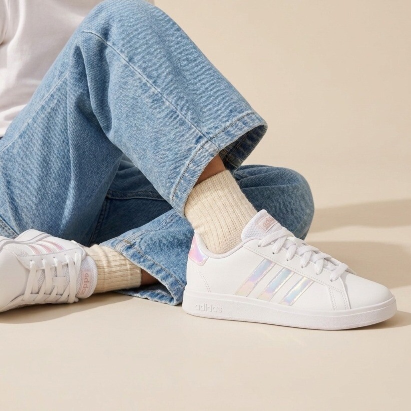 Adidas Adidas Grand Court 2.0 Sneakers wit Synthetisch