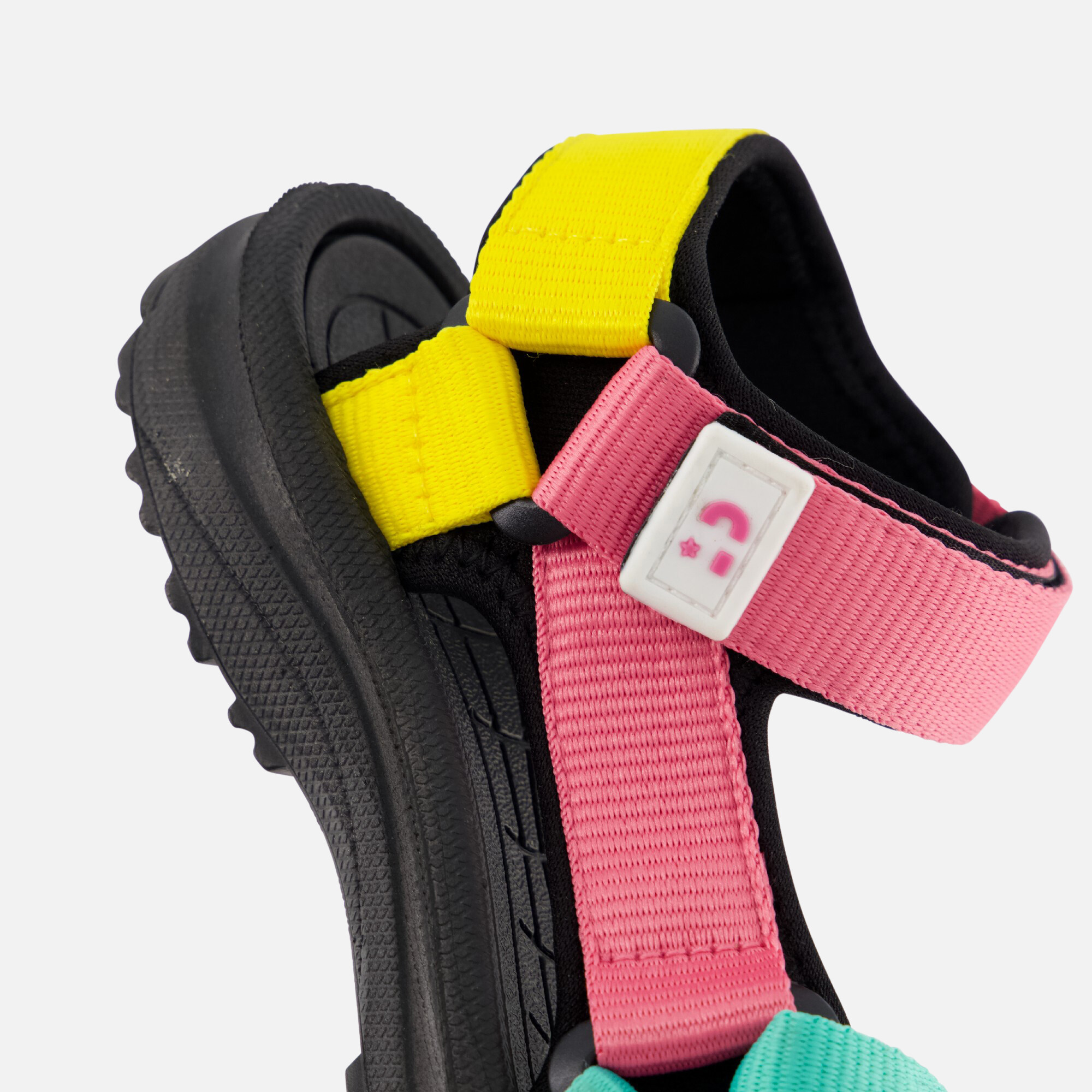 Muyters Sandalen zwart Textiel afbeelding 3