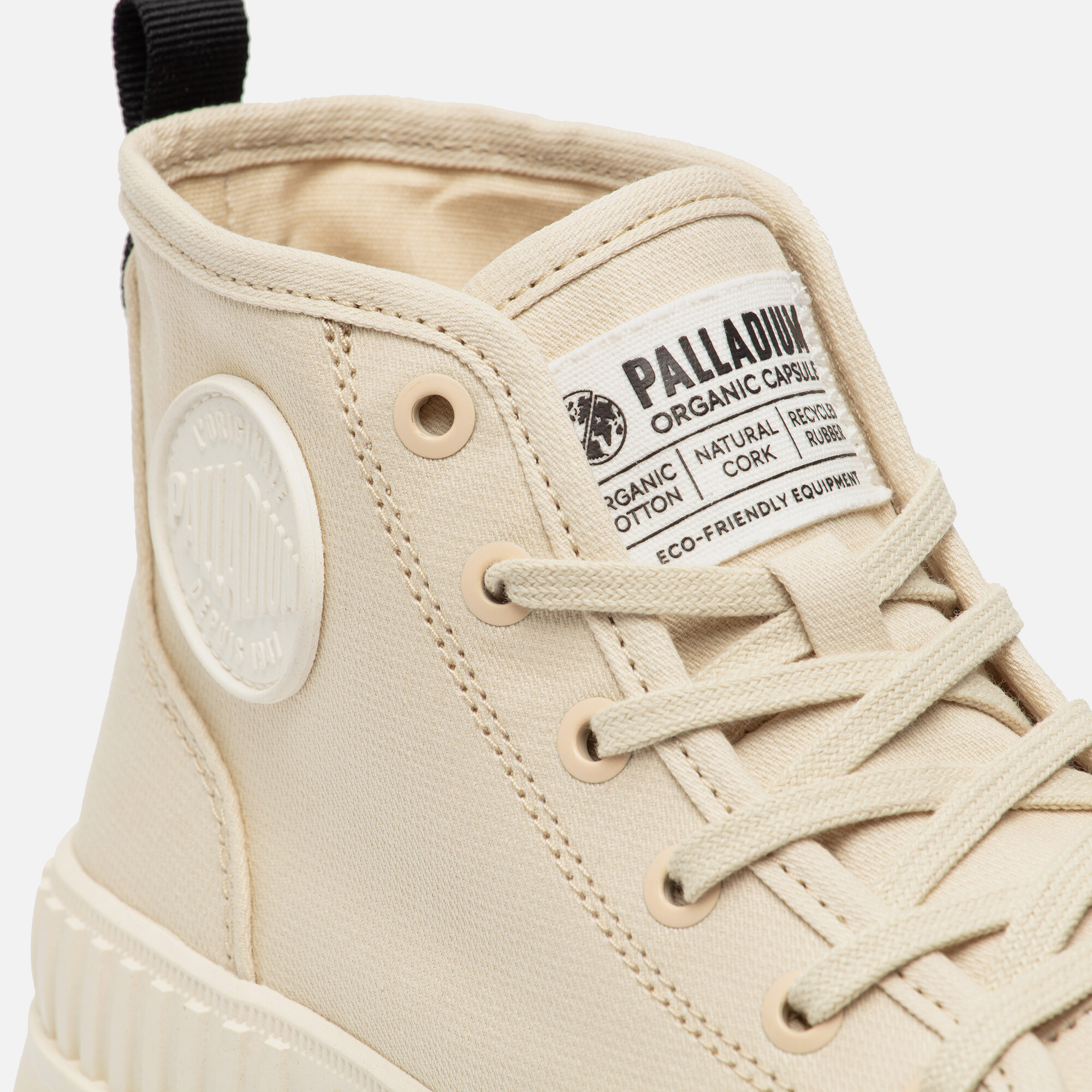 Palladium Pallashock Sneakers beige Canvas afbeelding 4